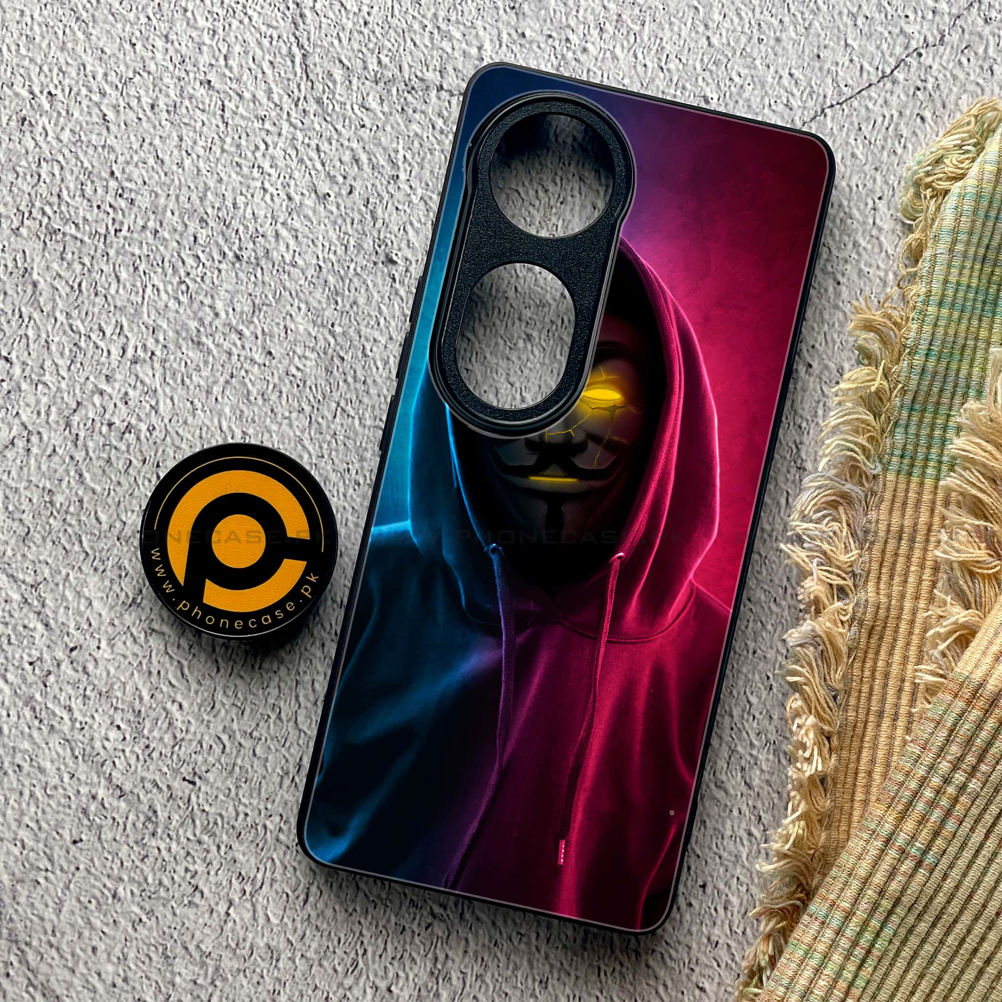 Vivo V40 Pro - Anonymous 2.0 Series - Premium Metal Printed soft Bumper shock Proof Case