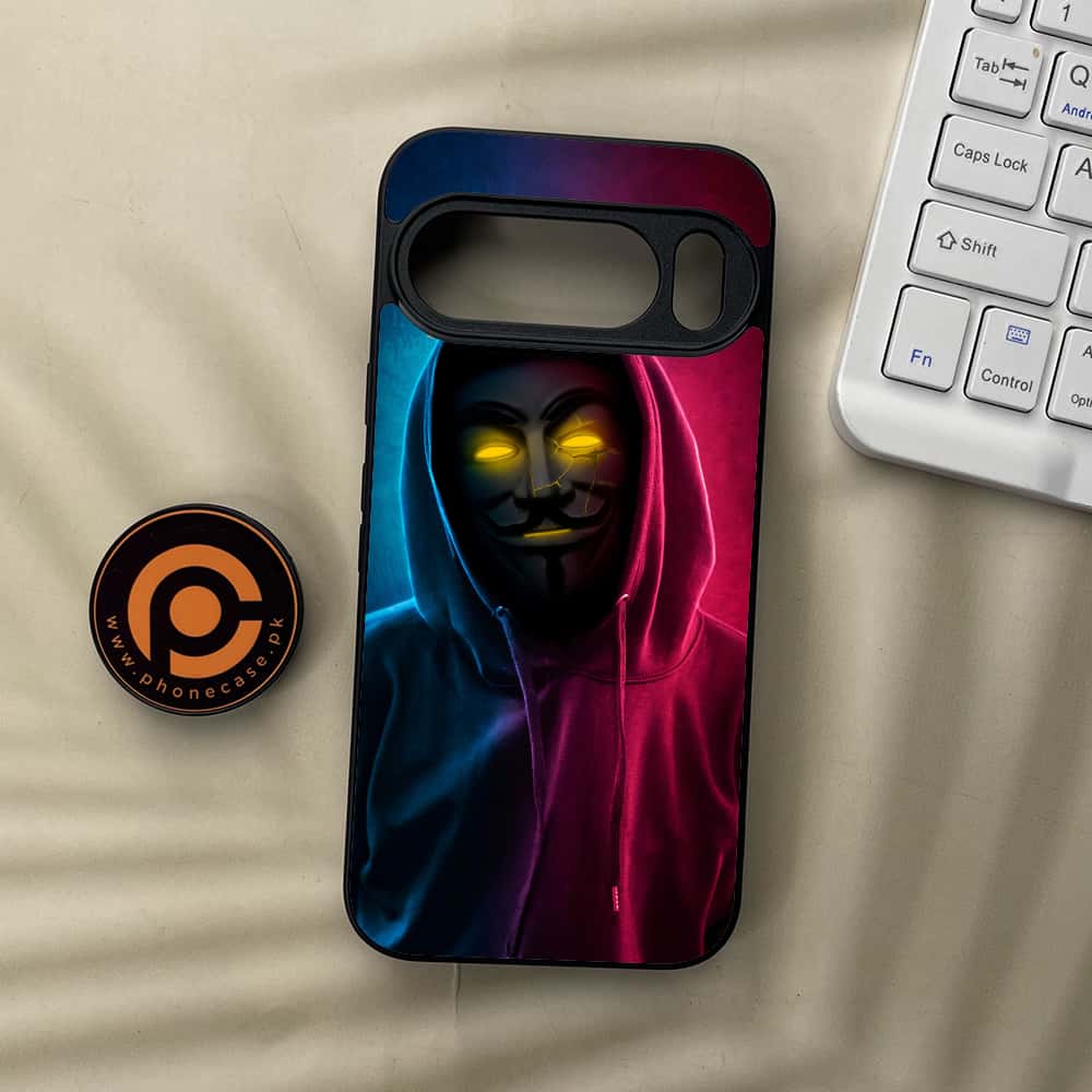 Google Pixel 10  - Anonymous 2.0 Series - Premium Metal Printed soft Bumper Shockof Case