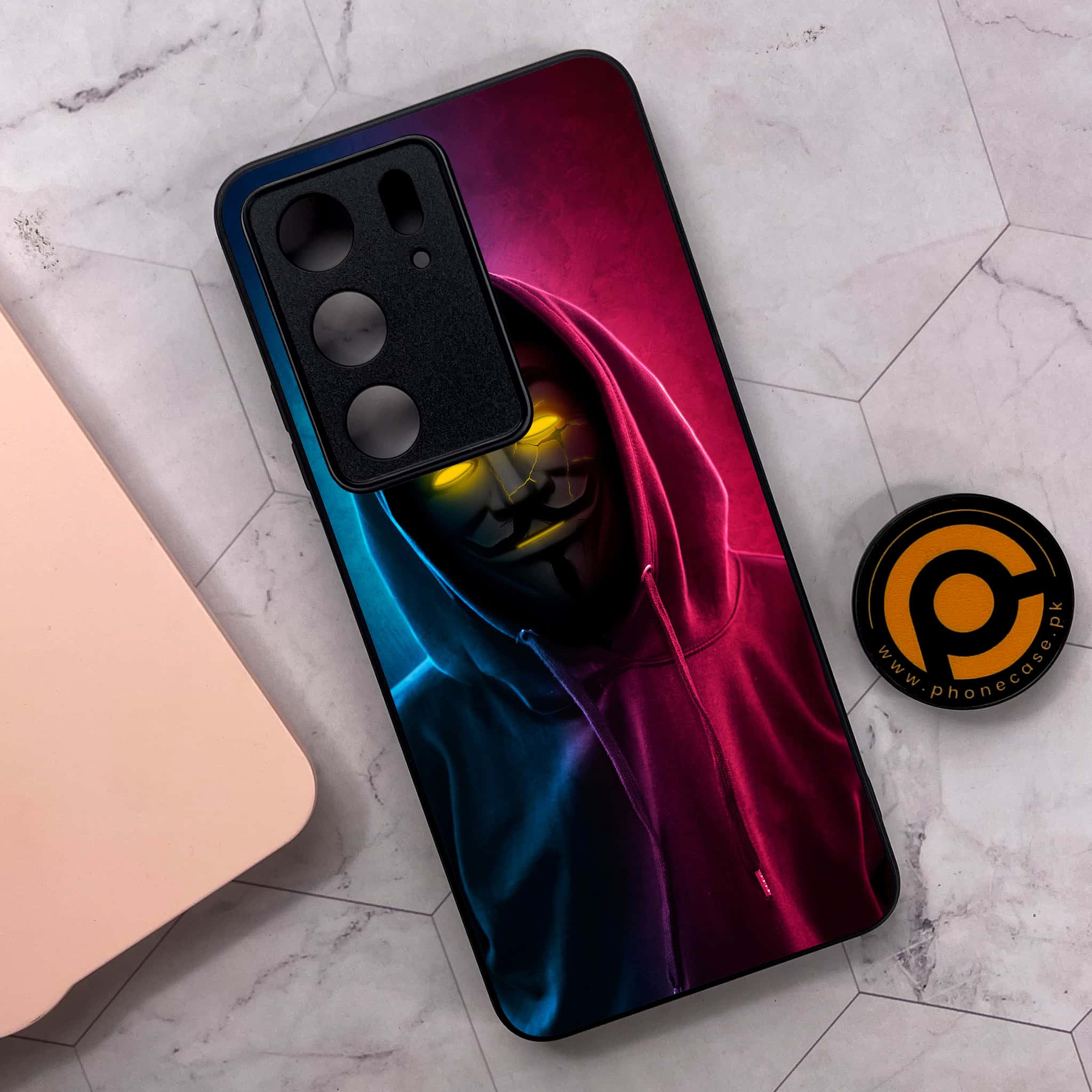 Realme C75x 4G - Anonymous 2.0 Series - Premium Metal Printed soft Bumper shock Proof Case