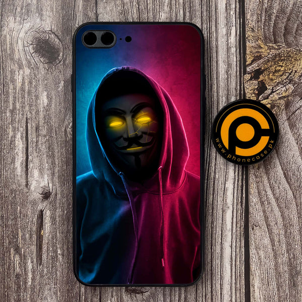 iPhone 7 Plus / 8 Plus  - Anonymous 2.0 Design 2 - Premium Metal Printed soft Bumper shock Proof Case CS-22458