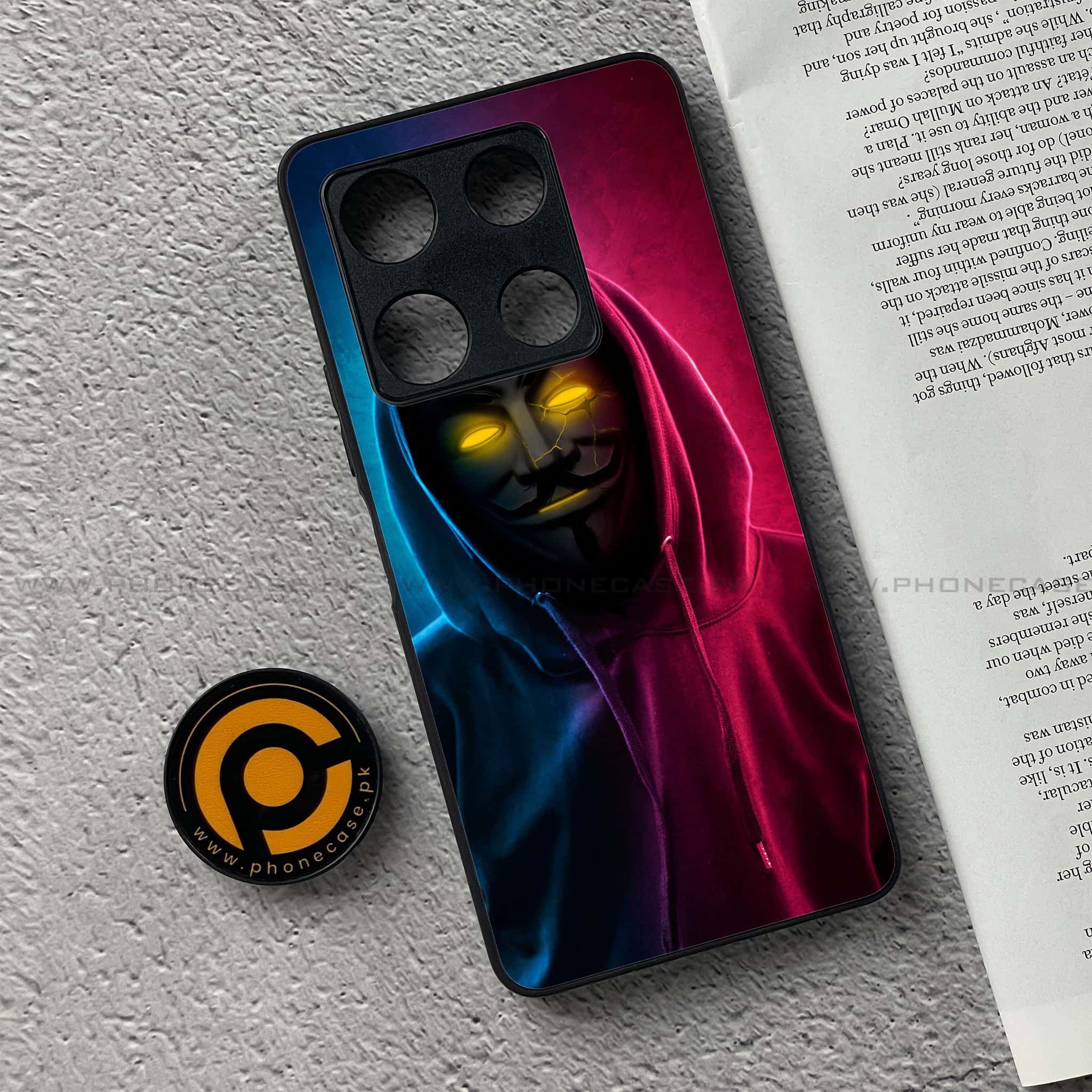 Infinix Note 30 Pro - Anonymous 2.0 Series - Premium Metal Printed soft Bumper shock Proof Case
