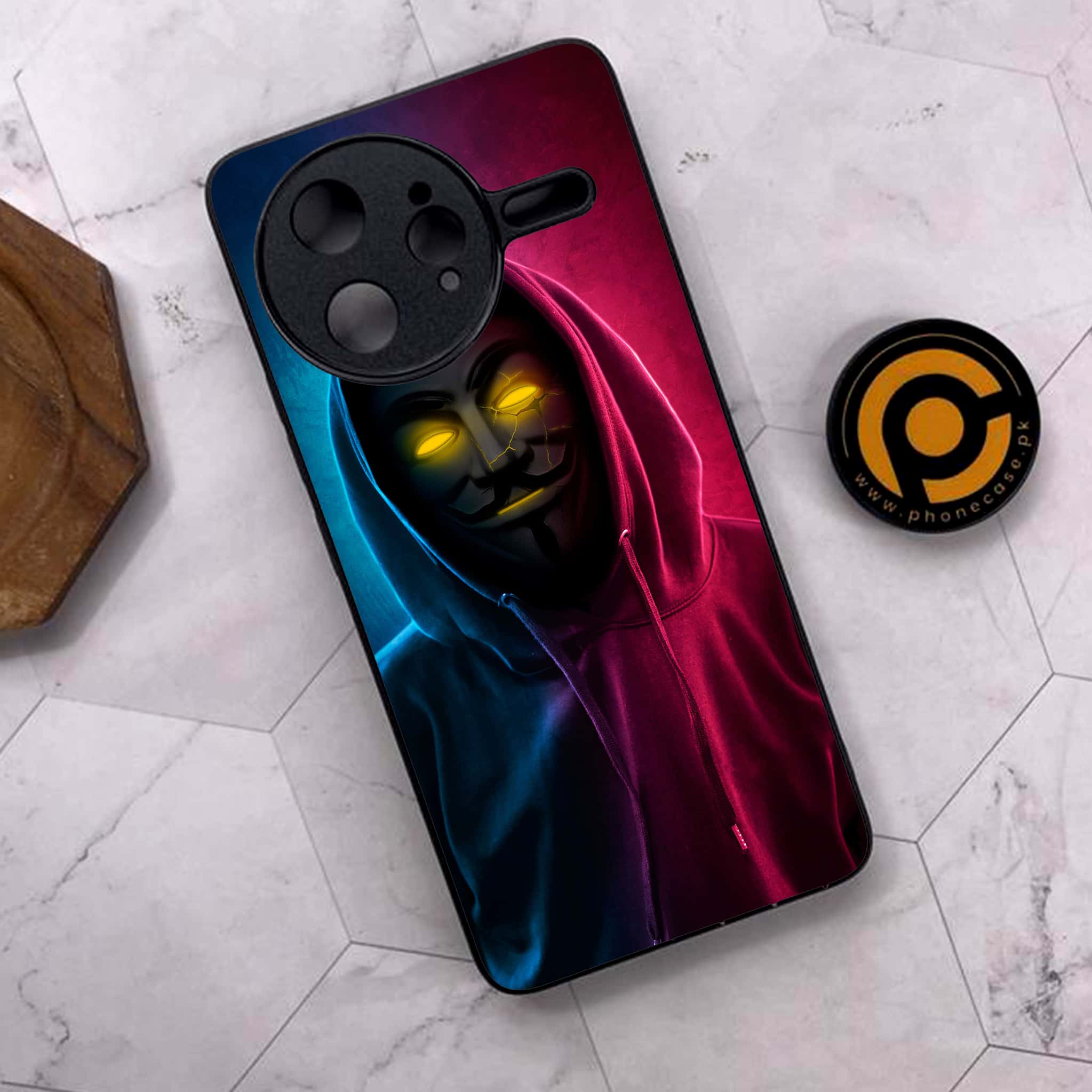 Xiaomi Poco F7 Ultra 5G - Anonymous 2.0 Series - Premium Metal Printed soft Bumper shock Proof Case