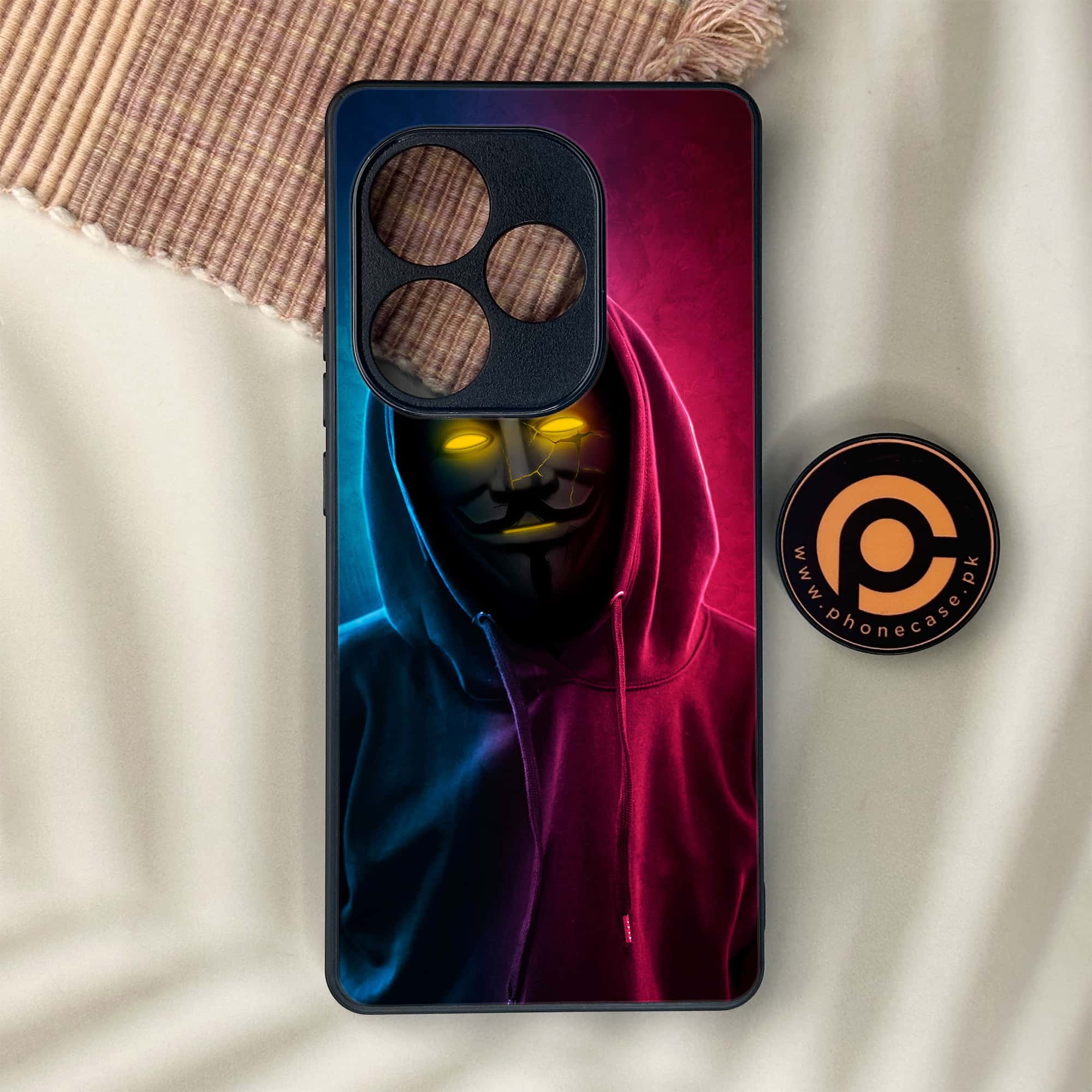Realme GT 6 - Anonymous 2.0 Series - Premium Metal Printed soft Bumper shock Proof Case