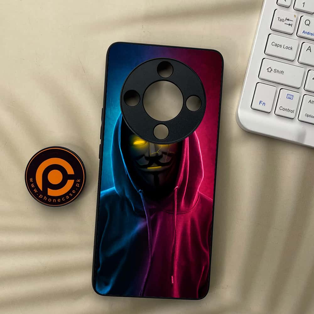 HONOR X9b 5G - Anonymous 2.0 Series - Premium Metal  Printed soft Bumper shock Proof Case