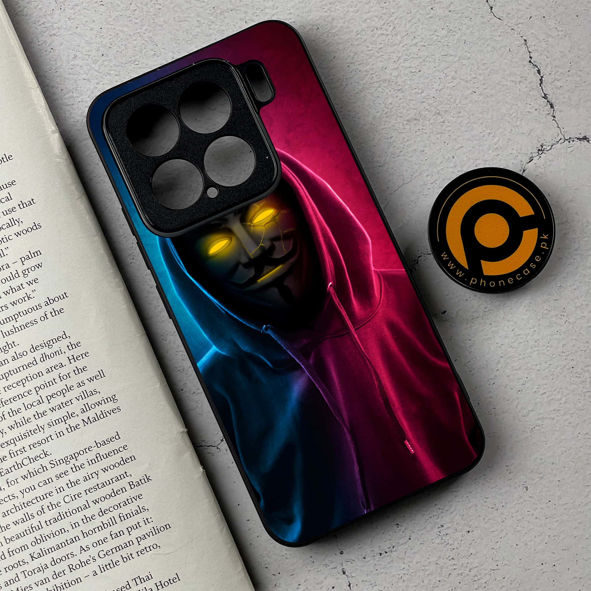 Xiaomi 15 - Anonymous 2.0 Series - Premium Metal Printed soft Bumper shock Proof Case