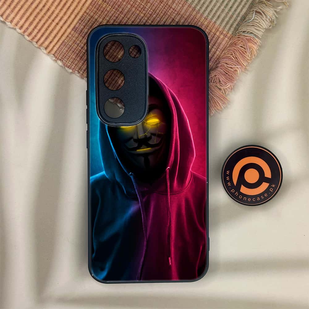 Tecno Spark 40 Pro Plus - Anonymous 2.0 Series - Premium Metal Printed soft Bumper shock Proof Case