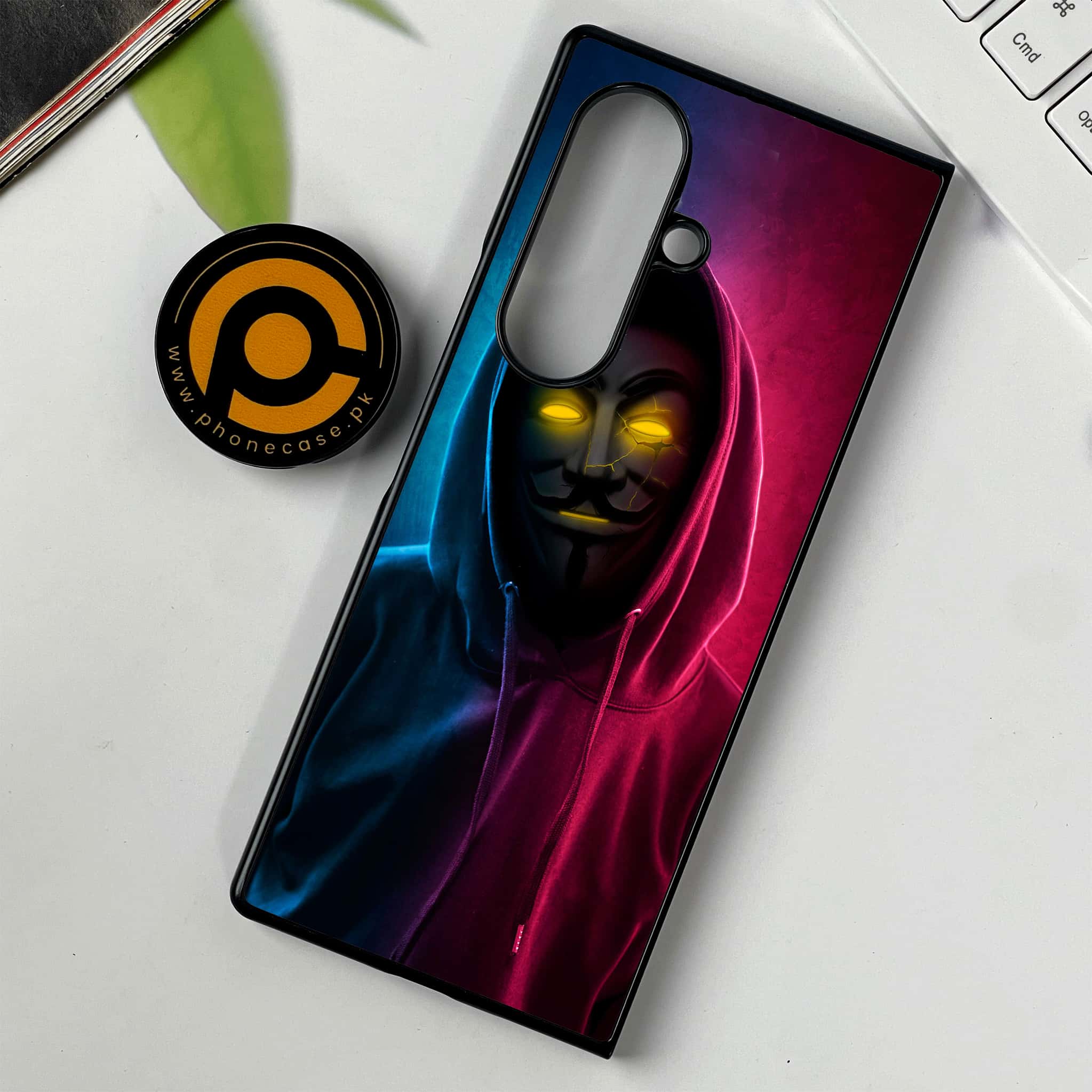 Samsung Galaxy Z Fold 7 - Anonymous 2.0 Series - Premium Metal Printed soft Bumper shock Proof Case