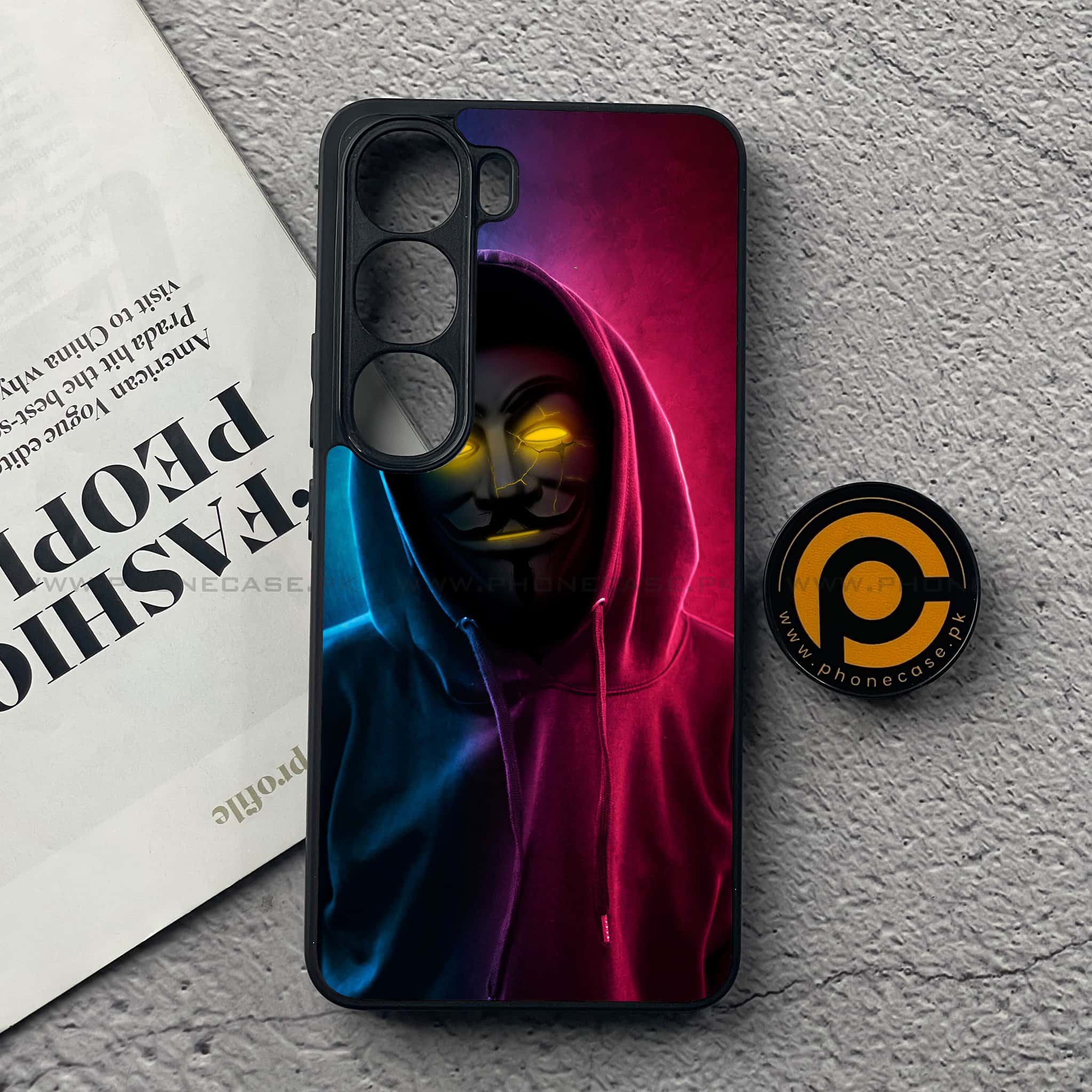 Vivo V40 Lite (IDN) - Anonymous 2.0 Series - Premium Metal Printed soft Bumper Shock Proof Case