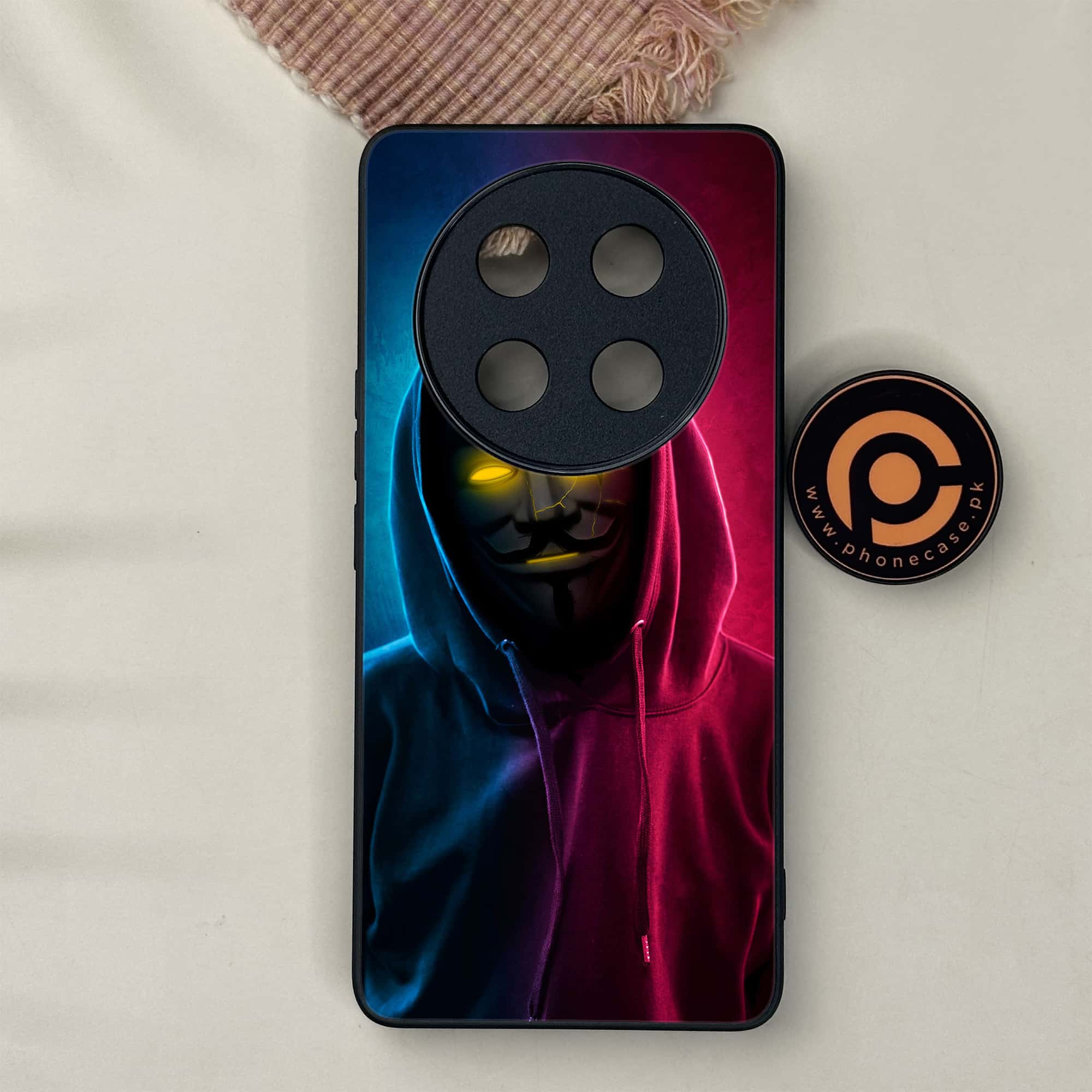 Honor X9c 5G - Anonymous 2.0 Series - Premium Metal Printed soft Bumper shock Proof Case