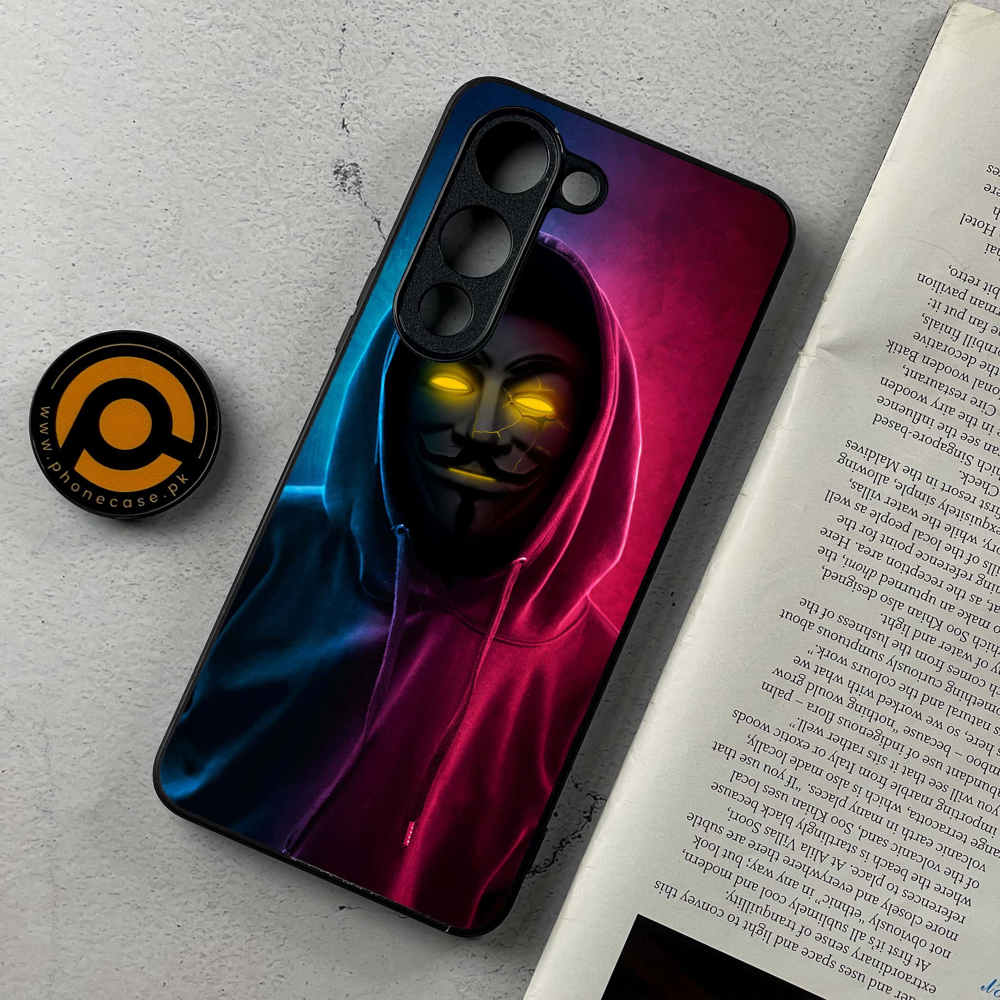 Vivo Y04 - Anonymous 2.0 Series - Premium Metal Printed Soft Bumper Shockproof Case