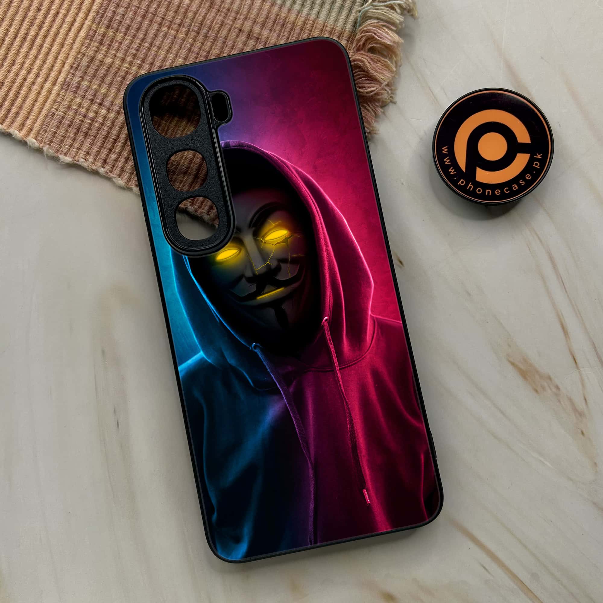 Vivo Y400 - Anonymous 2.0 Series - Premium Metal Printed soft Bumper shock Proof Case