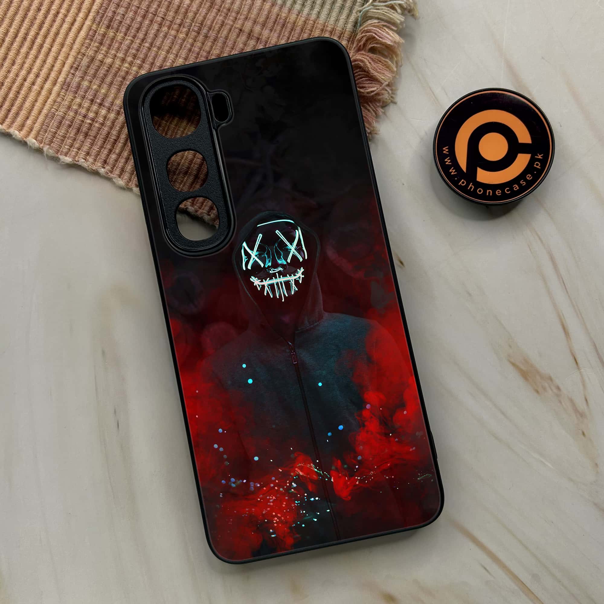 Vivo Y400 - Anonymous 2.0 Series - Premium Metal Printed soft Bumper shock Proof Case