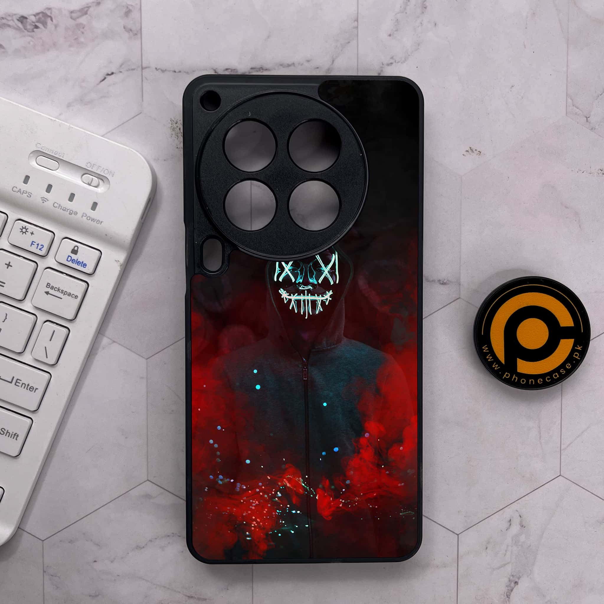 Tecno Camon 30 Premier - Anonymous 2.0 Series - Premium Metal Printed soft Bumper shock Proof Case