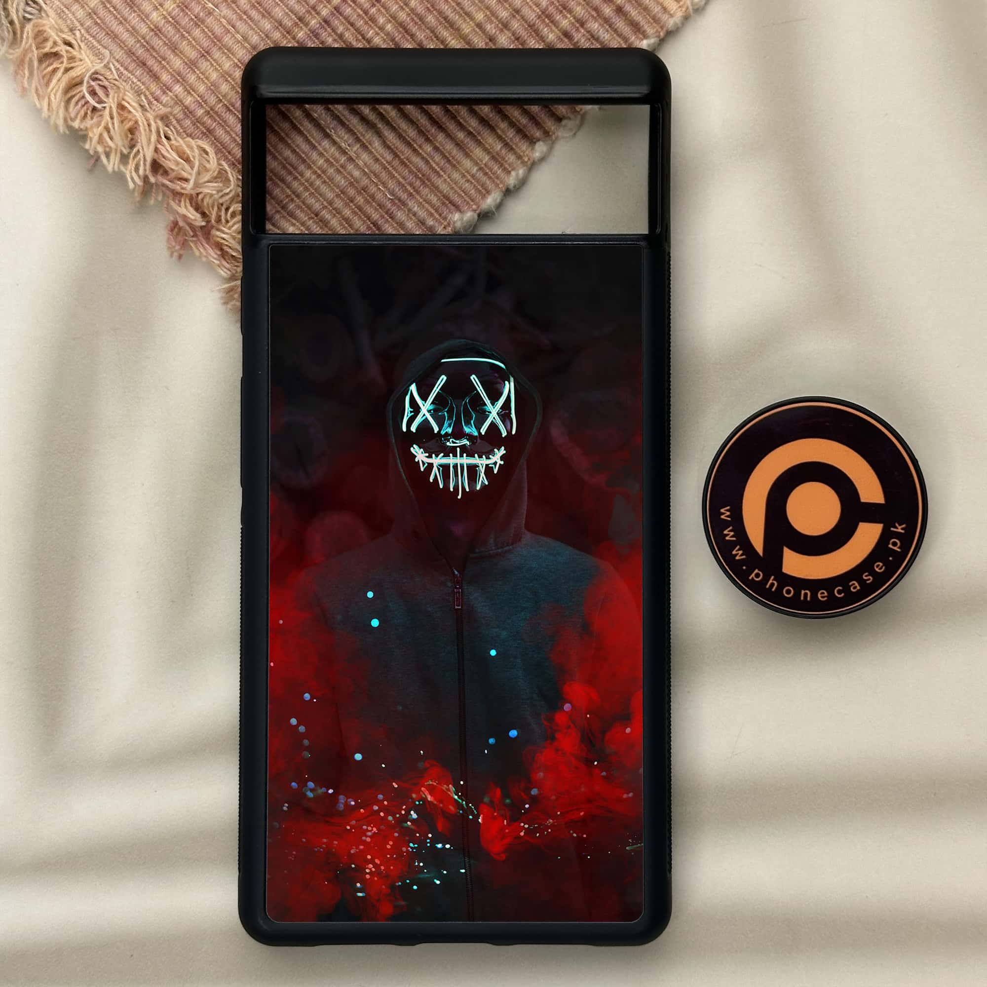 Google Pixel 6 - Anonymous 2.0 Series - Premium Metal Printed soft Bumper Shock Proof Case
