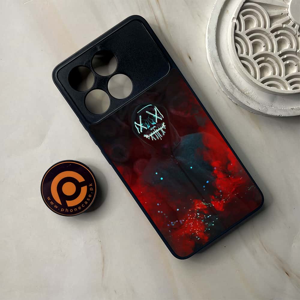 Xiaomi Poco F6 Pro - Anonymous 2.0 Series - Premium Metal Printed soft Bumper shock Proof Case