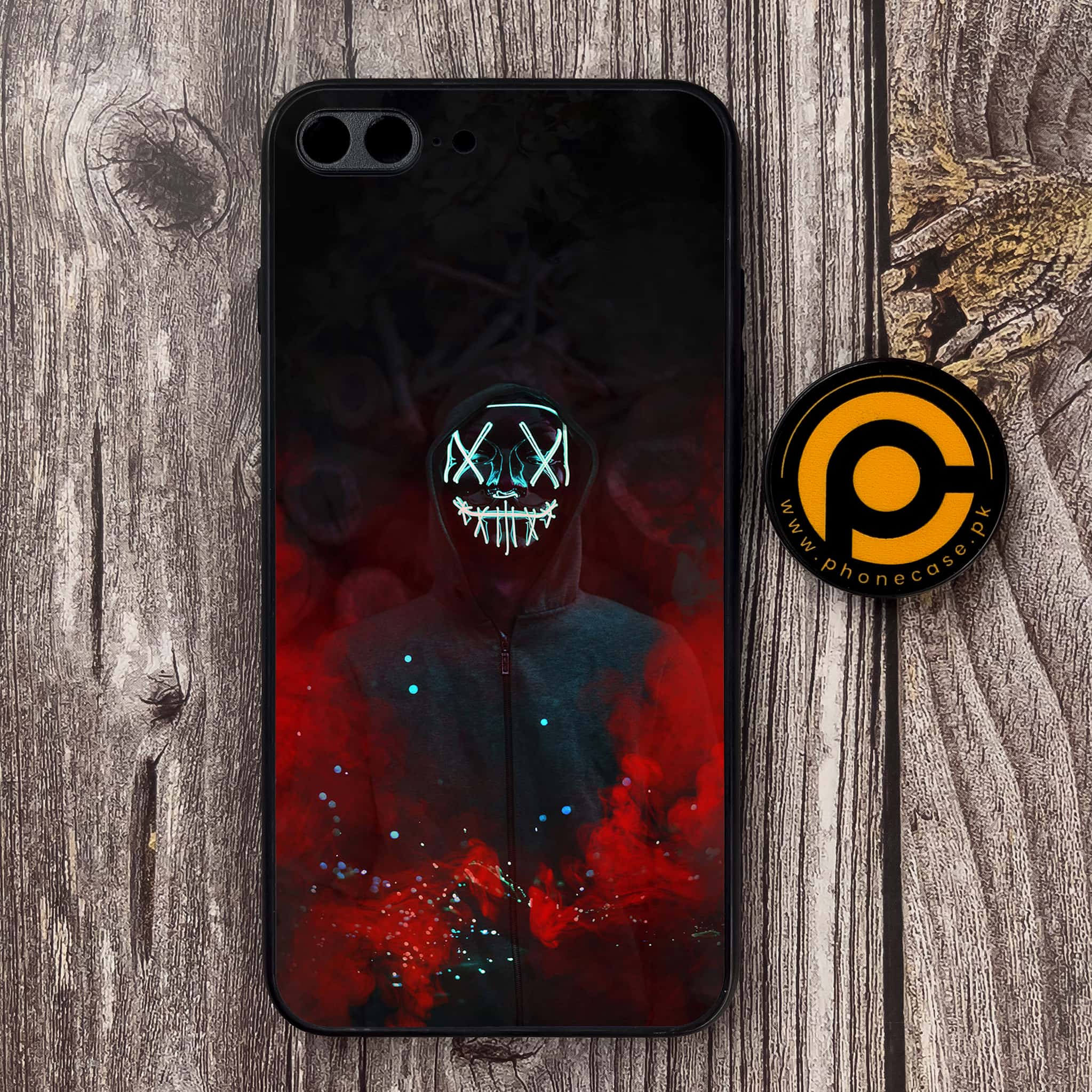 iPhone 7 Plus - Anonymous 2.0   Series - Premium Metal Printed soft Bumper shock Proof Case
