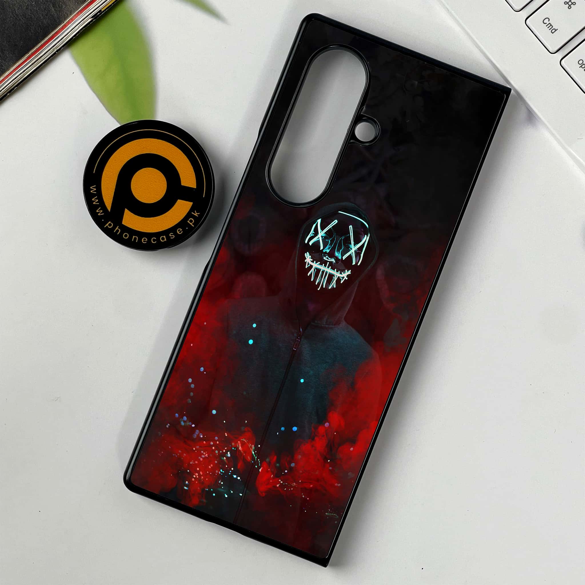 Samsung Galaxy Z Fold 7 - Anonymous 2.0 Series - Premium Metal Printed soft Bumper shock Proof Case