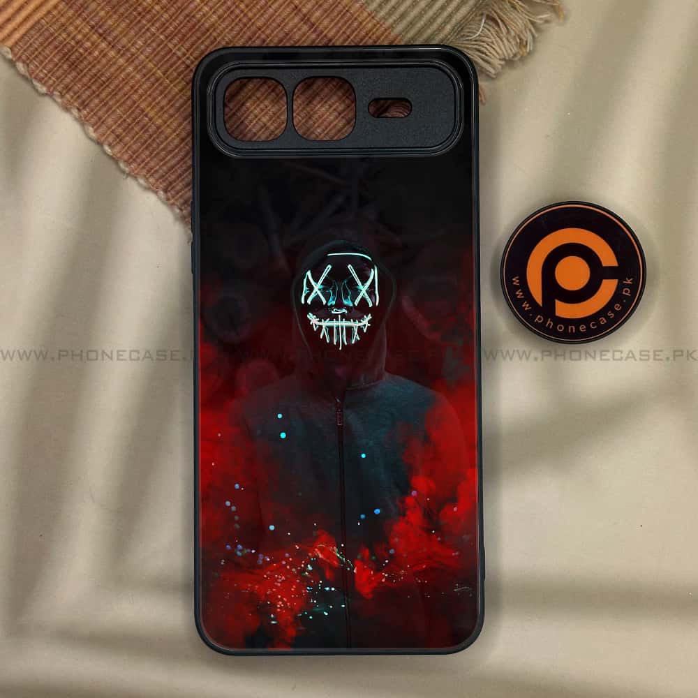 Infinix Smart 10 Plus - Anonymous 2.0 Series - Premium Metal Printed soft Bumper shock Proof Case