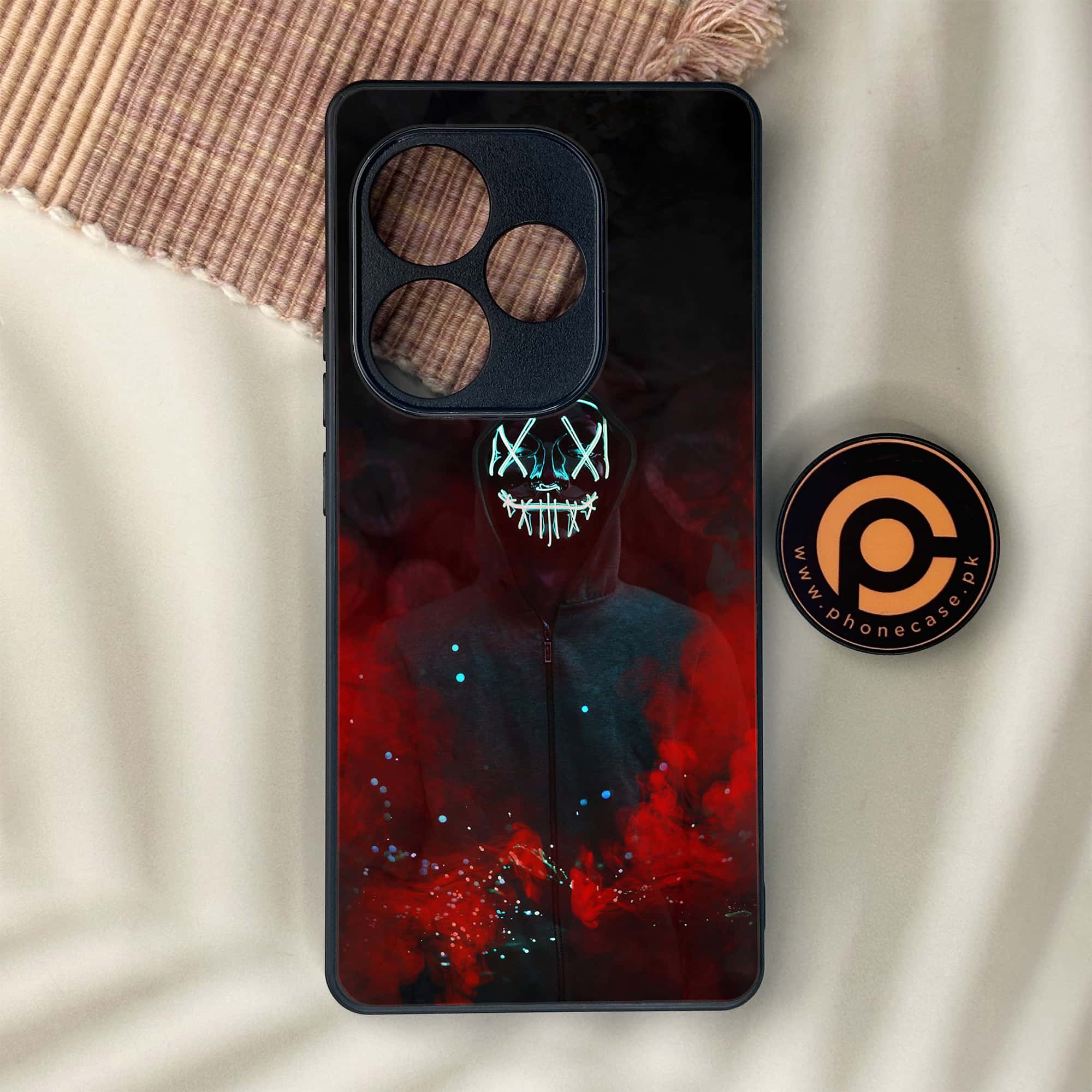 Realme GT 6 - Anonymous 2.0 Series - Premium Metal Printed soft Bumper shock Proof Case