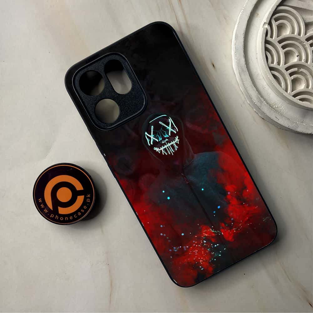 Oppo Reno 14F - Anonymous 2.0 Series - Premium Metal Printed Soft Bumper Shockproof Case