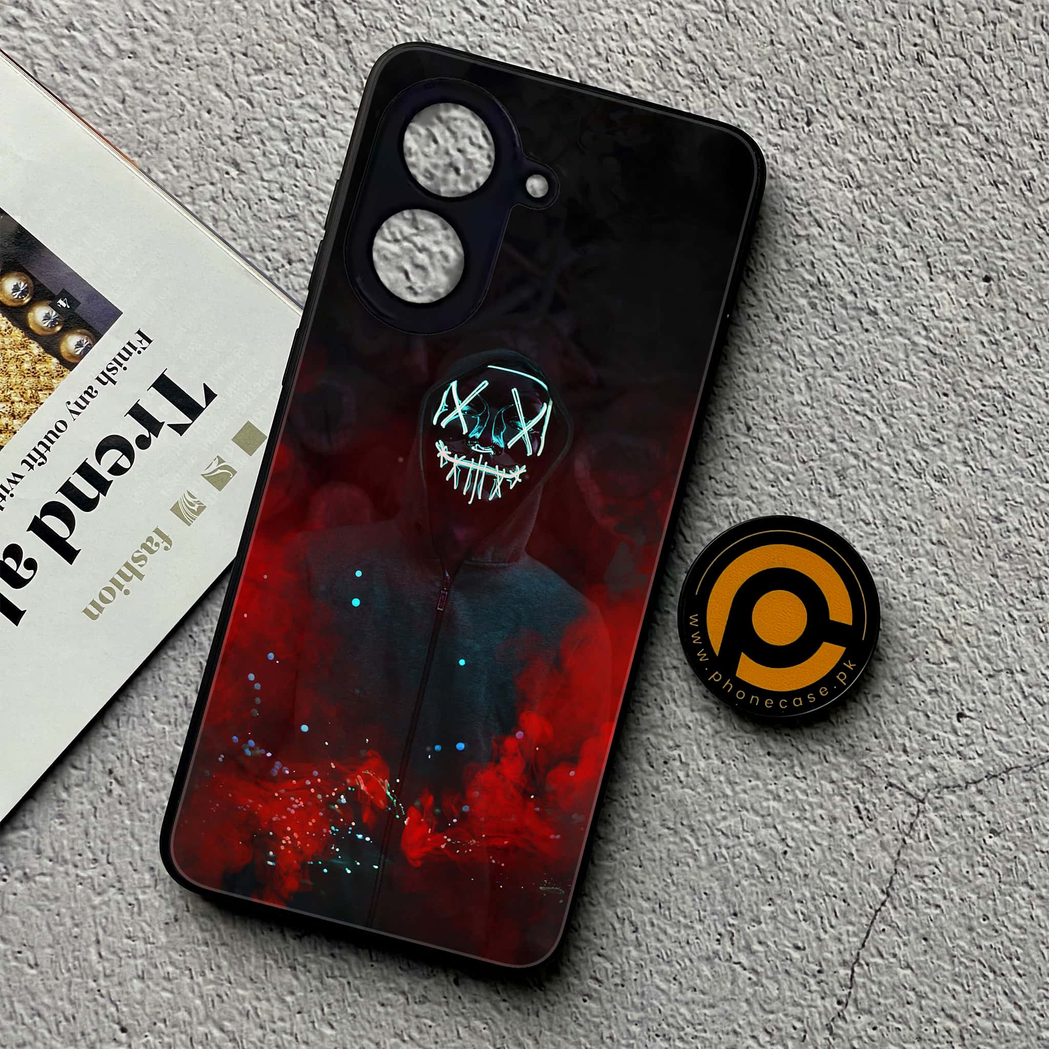 Xiaomi Redmi A5 - Anonymous 2.0 Series - Premium Metal Printed soft Bumper shock Proof Case