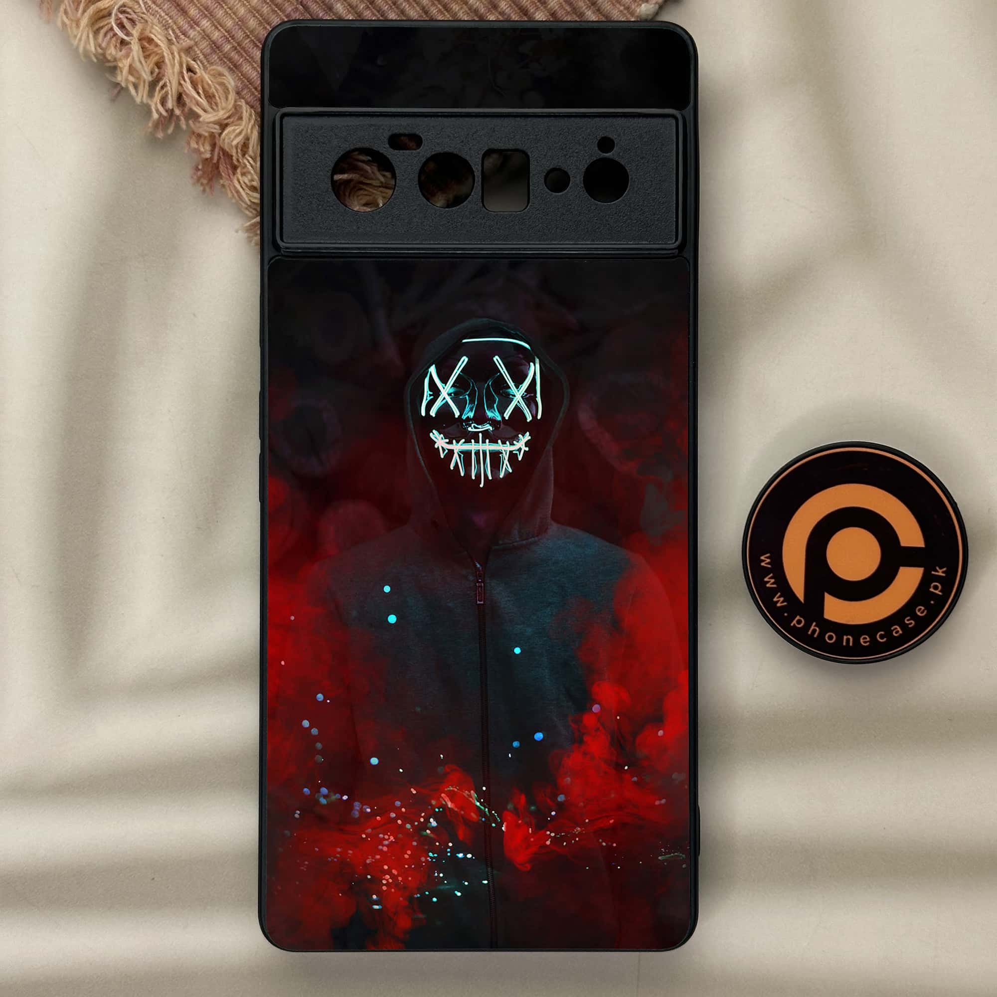 Google Pixel 6 Pro - Anonymous 2.0 Series - Premium Metal Printed soft Bumper Shock Proof Case