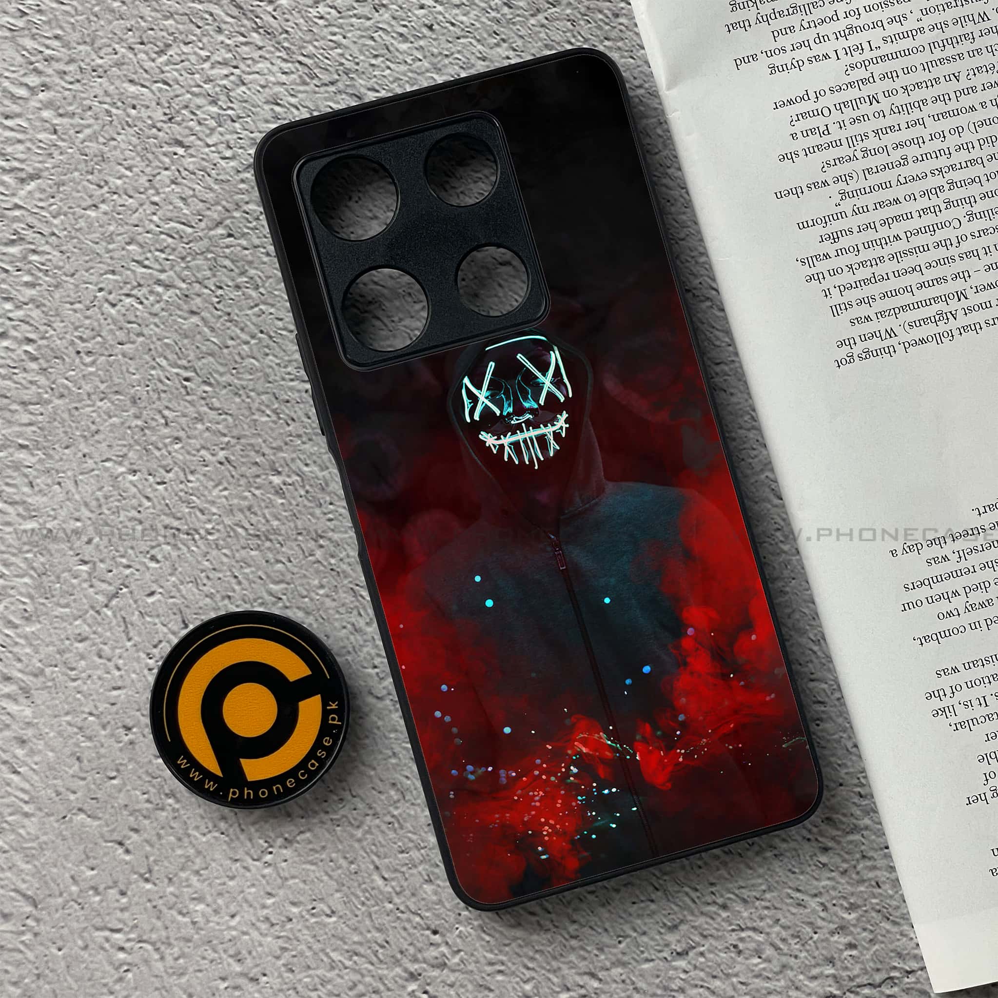 Infinix Note 30 Pro - Anonymous 2.0 Series - Premium Metal Printed soft Bumper shock Proof Case