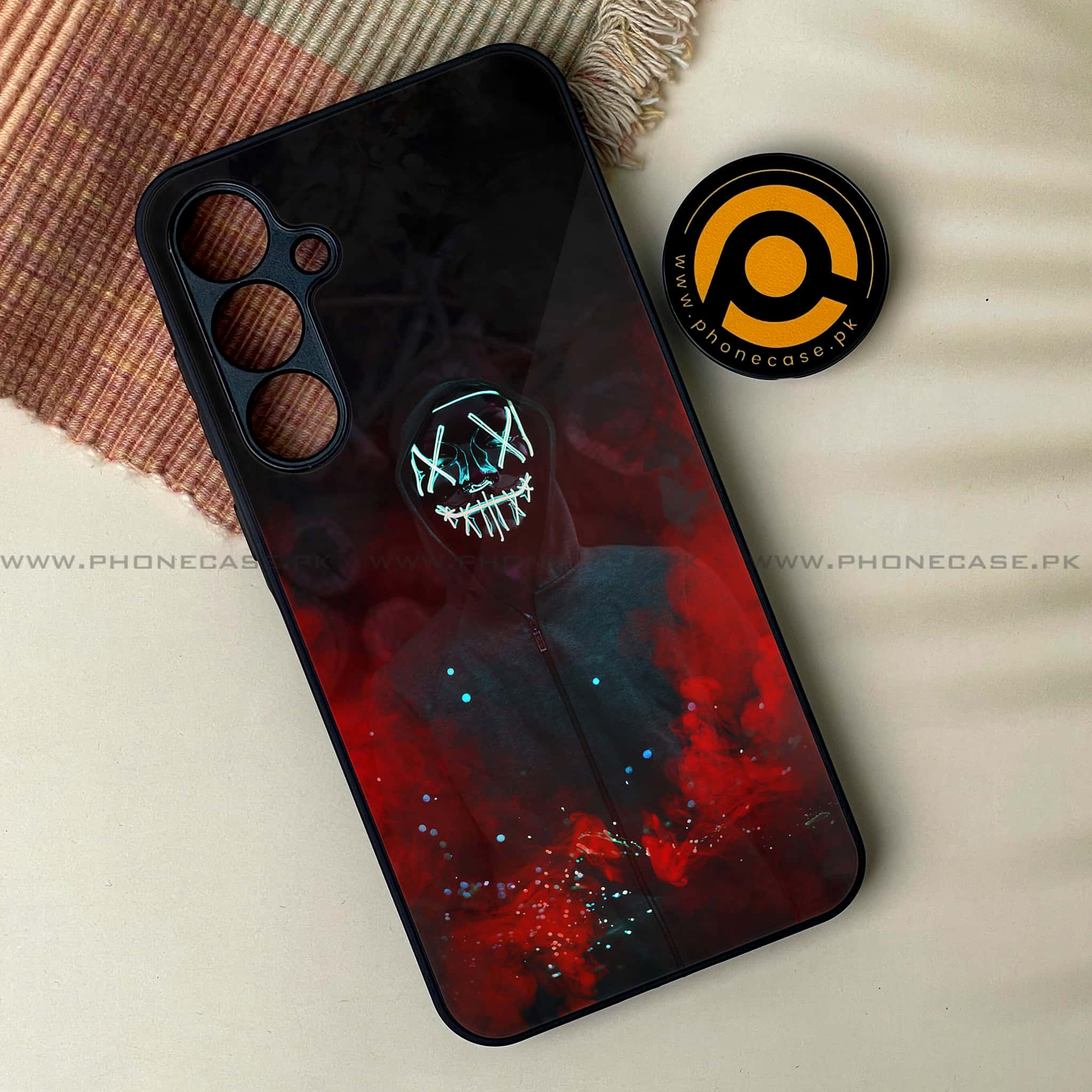 Samsung Galaxy A05s - Anonymous 2.0 Series - Premium Metal Printed soft Bumper shock Proof Case