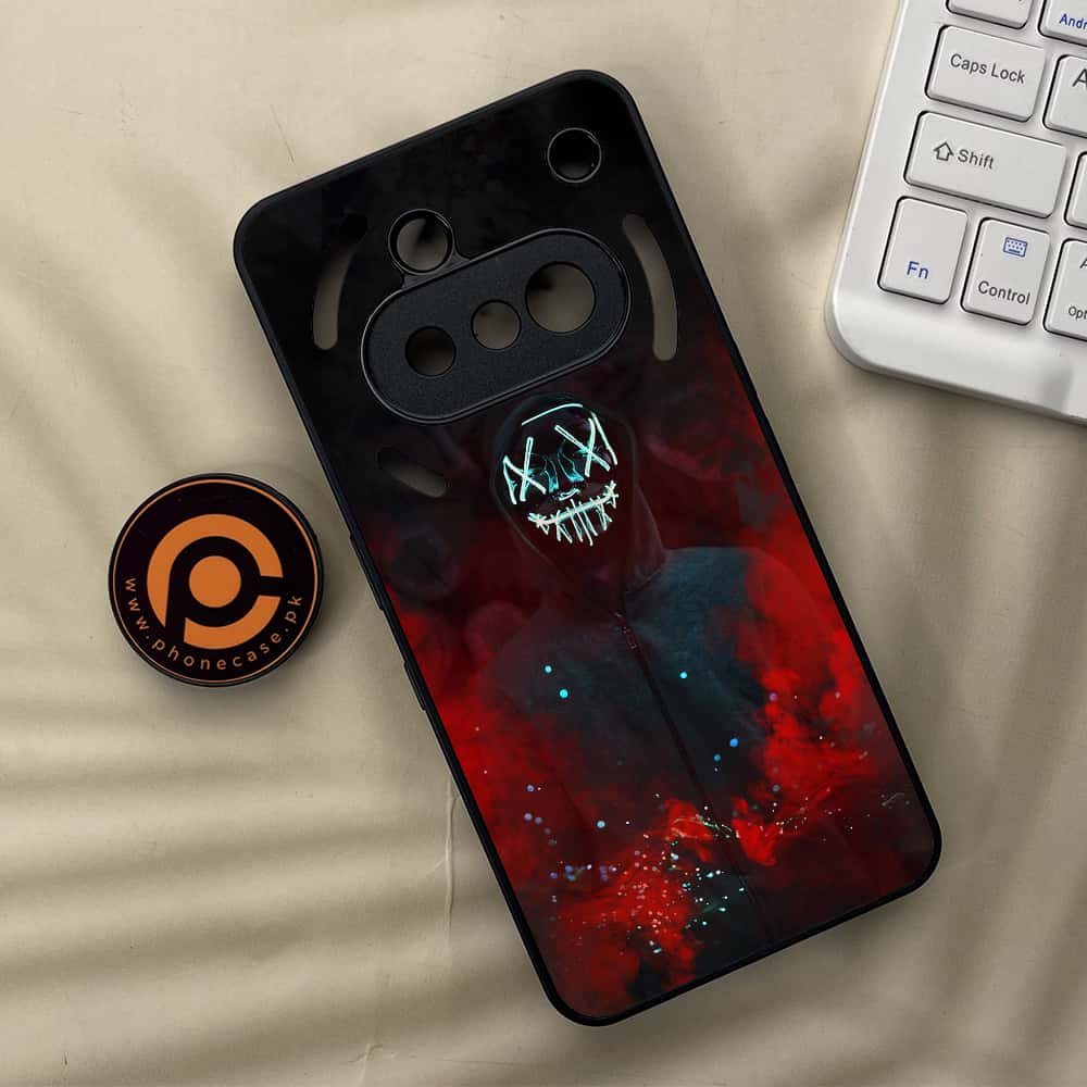 Nothing Phone 3a - Anonymous 2.0 Series - Premium Metal  Printed soft Bumper shock Proof Case