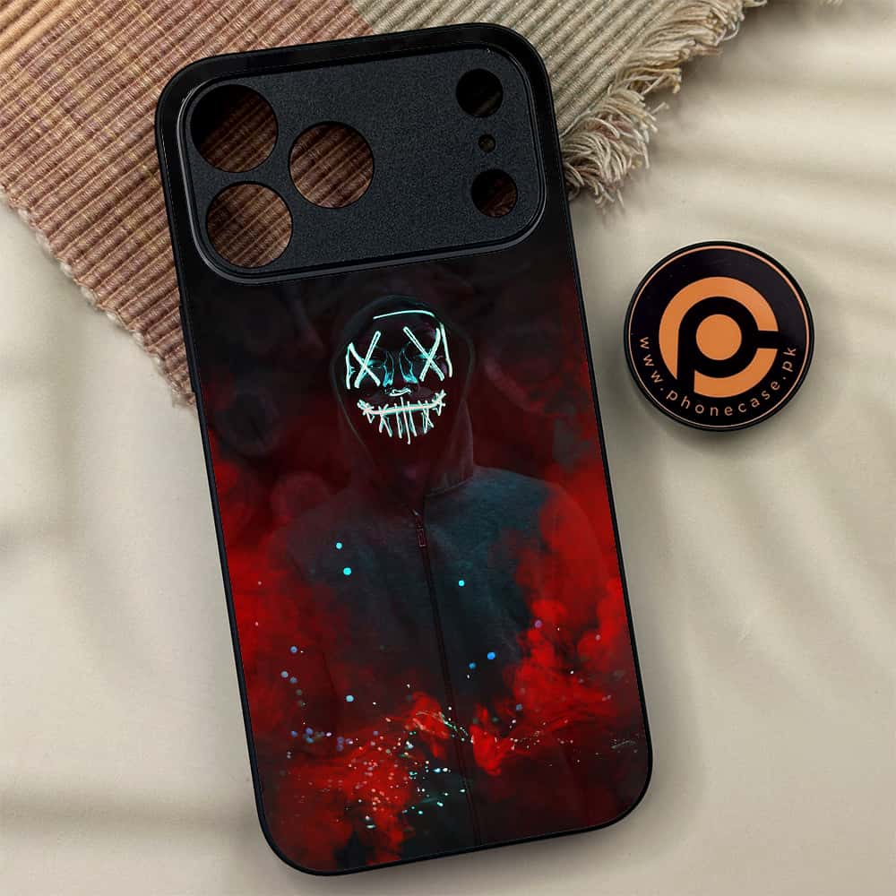 iPhone 17 Pro Max - Anonymous 2.0 Series - Premium Metal Printed soft Bumper shock Proof Case