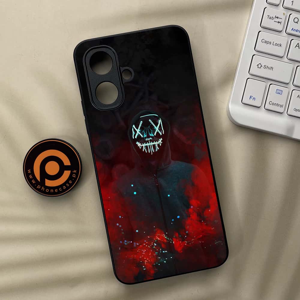 Tecno Spark Go 2 - Anonymous 2.0 Series - Premium Metal Printed soft Bumper Shock Proof Case