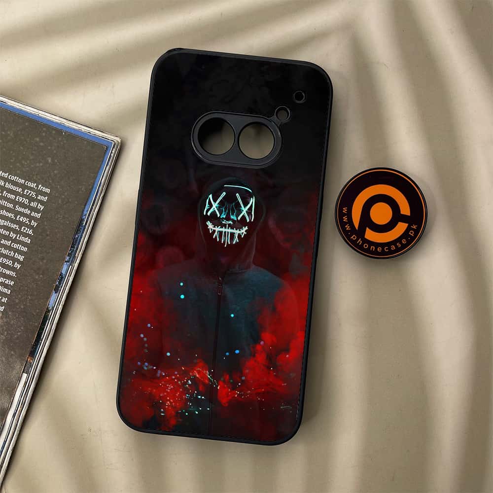 Nothing Phone (2a) - Anonymous 2.0 Series - Premium Metal Printed soft Bumper Shock Proof Case