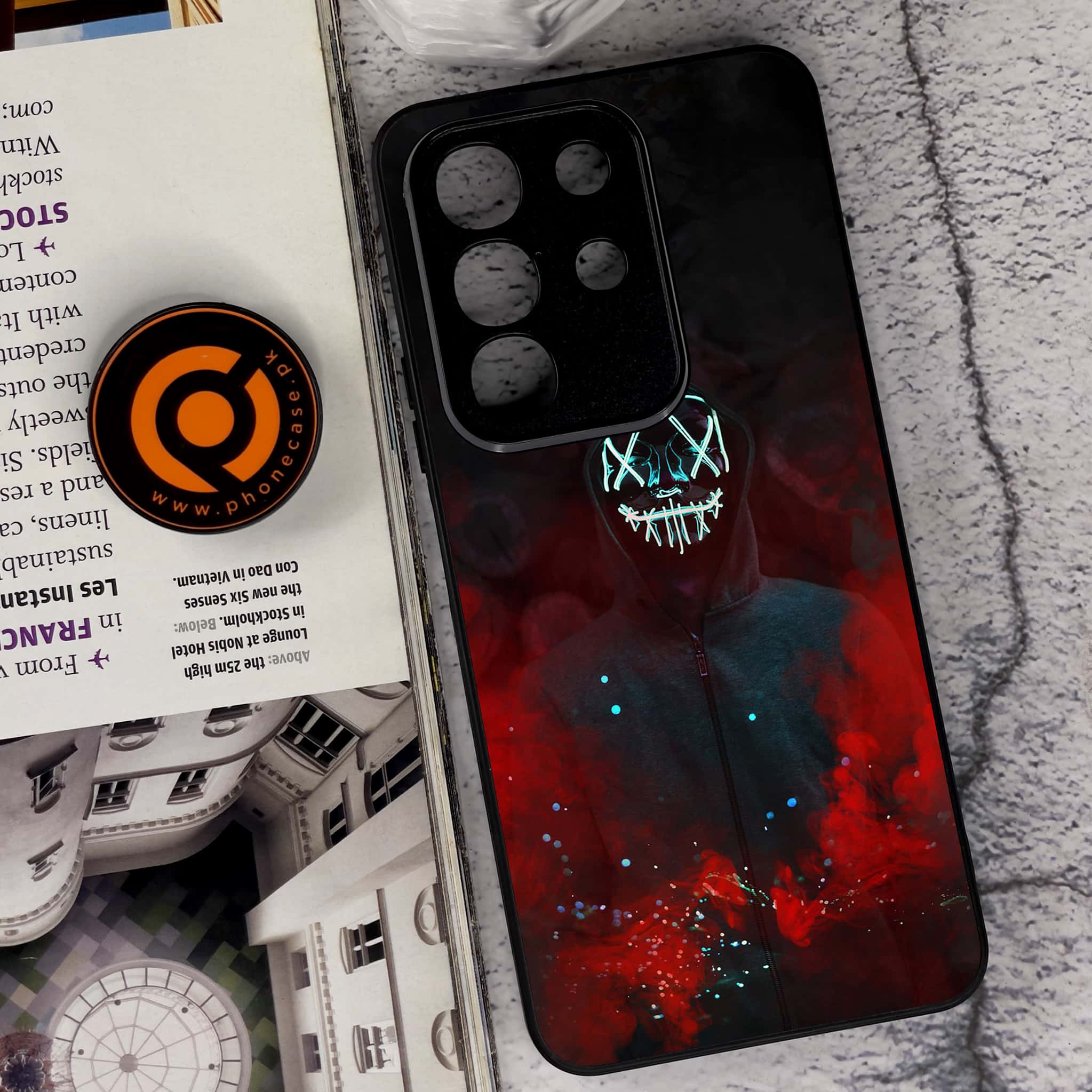 Vivo Y29 4G - Anonymous 2.0 Series - Premium Metal Printed soft Bumper Shock Proof Case