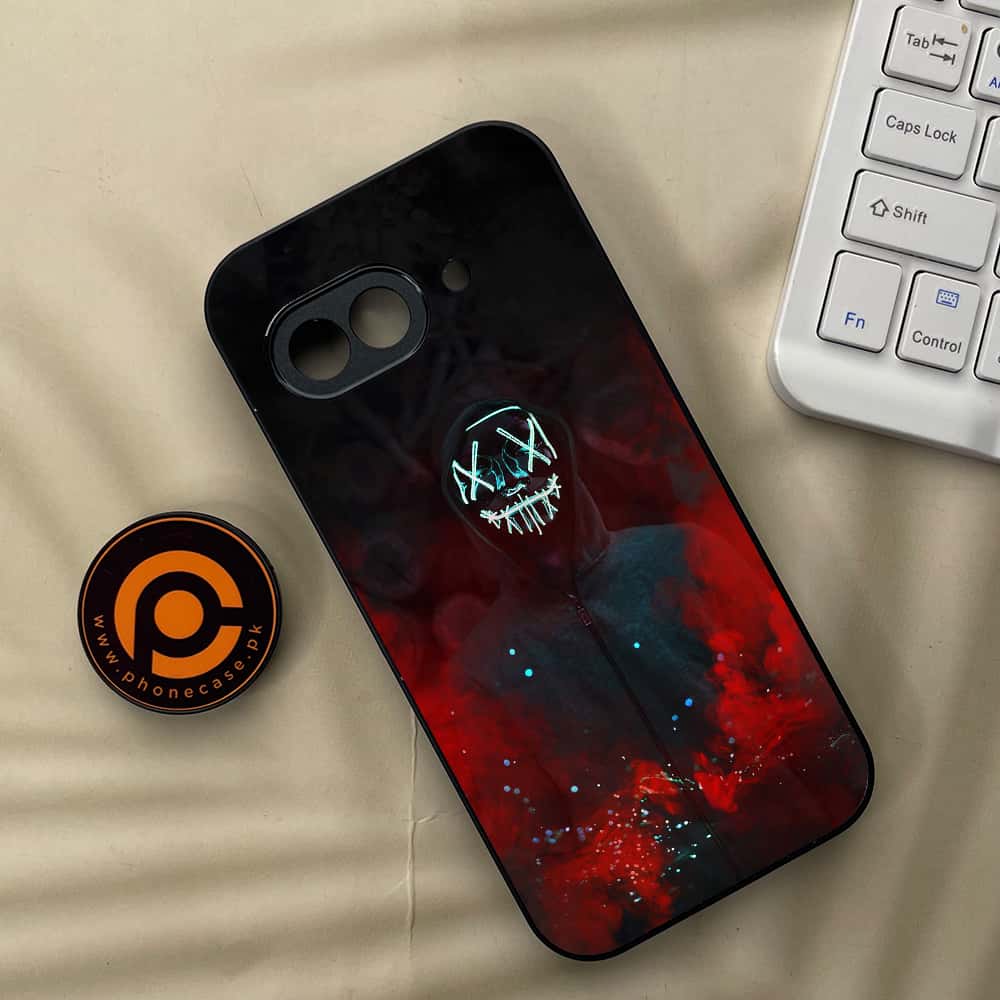 Google Pixel 9a - Anonymous 2.0 Series - Premium Metal Printed soft Bumper Shock Proof Case