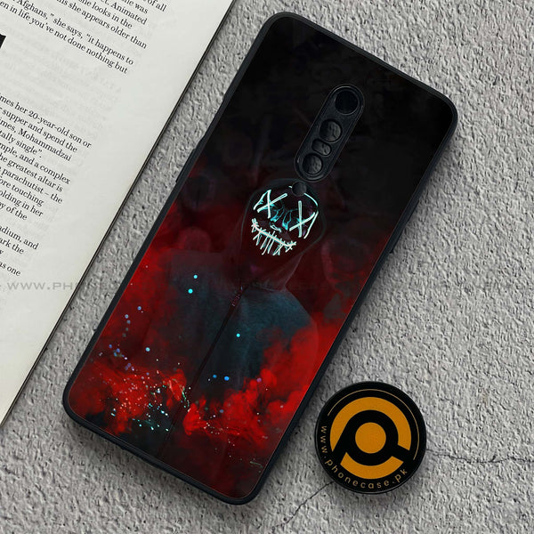 OnePlus 7 Pro - Anonymous 2.0 Design 3 - Premium Printed Glass soft Bumper shock Proof Case CS-20608