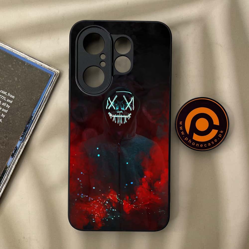 Vivo X200 FE - Anonymous 2.0 Series - Premium Metal Printed soft Bumper Shock Proof Case