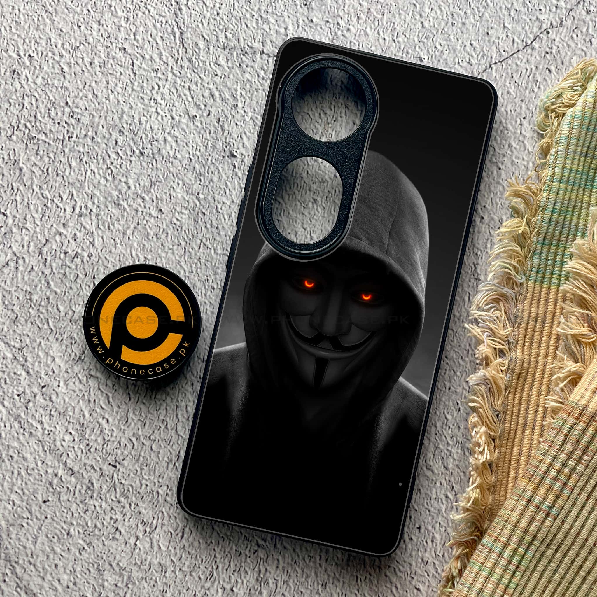 Vivo S19 Pro - Anonymous 2.0 Series - Premium Metal Printed soft Bumper shock Proof Case