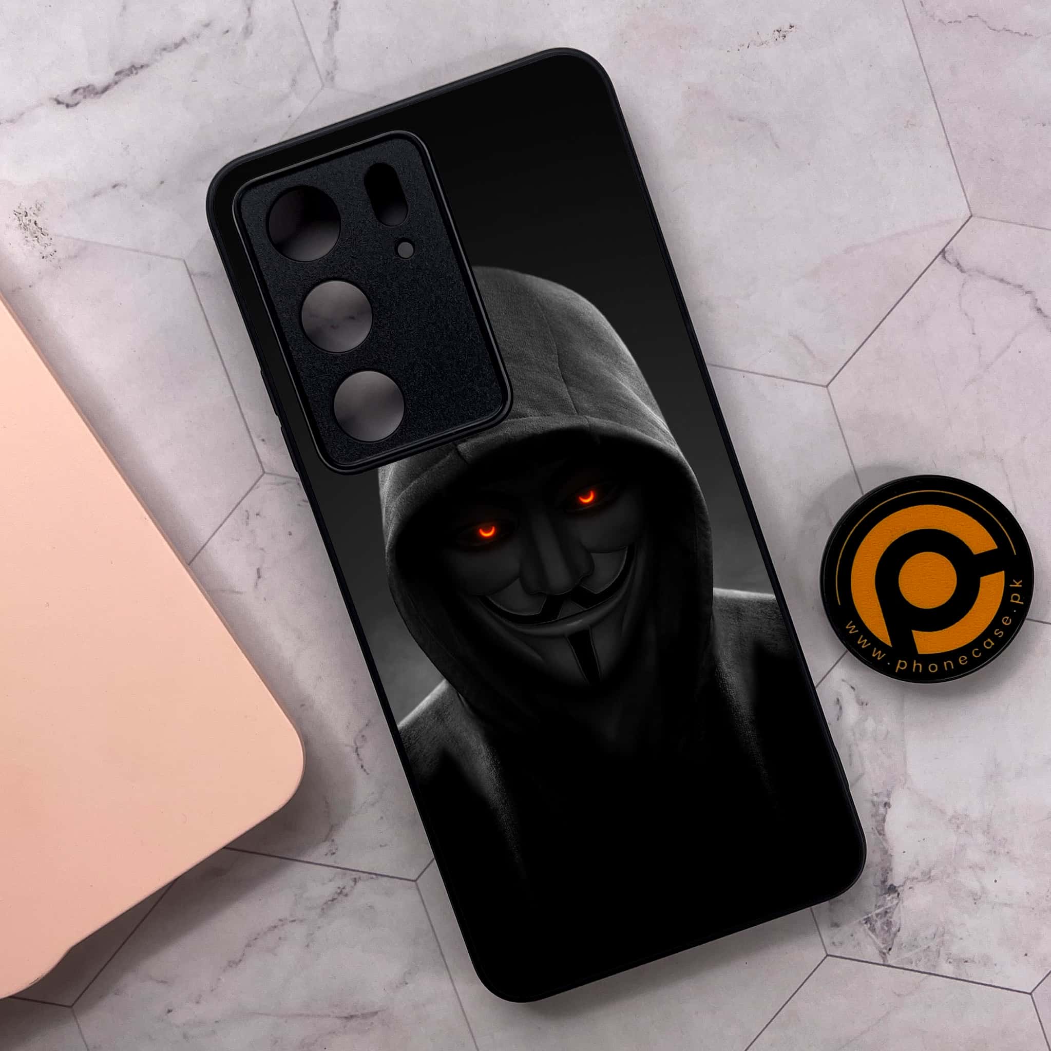 Realme C75x 4G - Anonymous 2.0 Series - Premium Metal Printed soft Bumper shock Proof Case