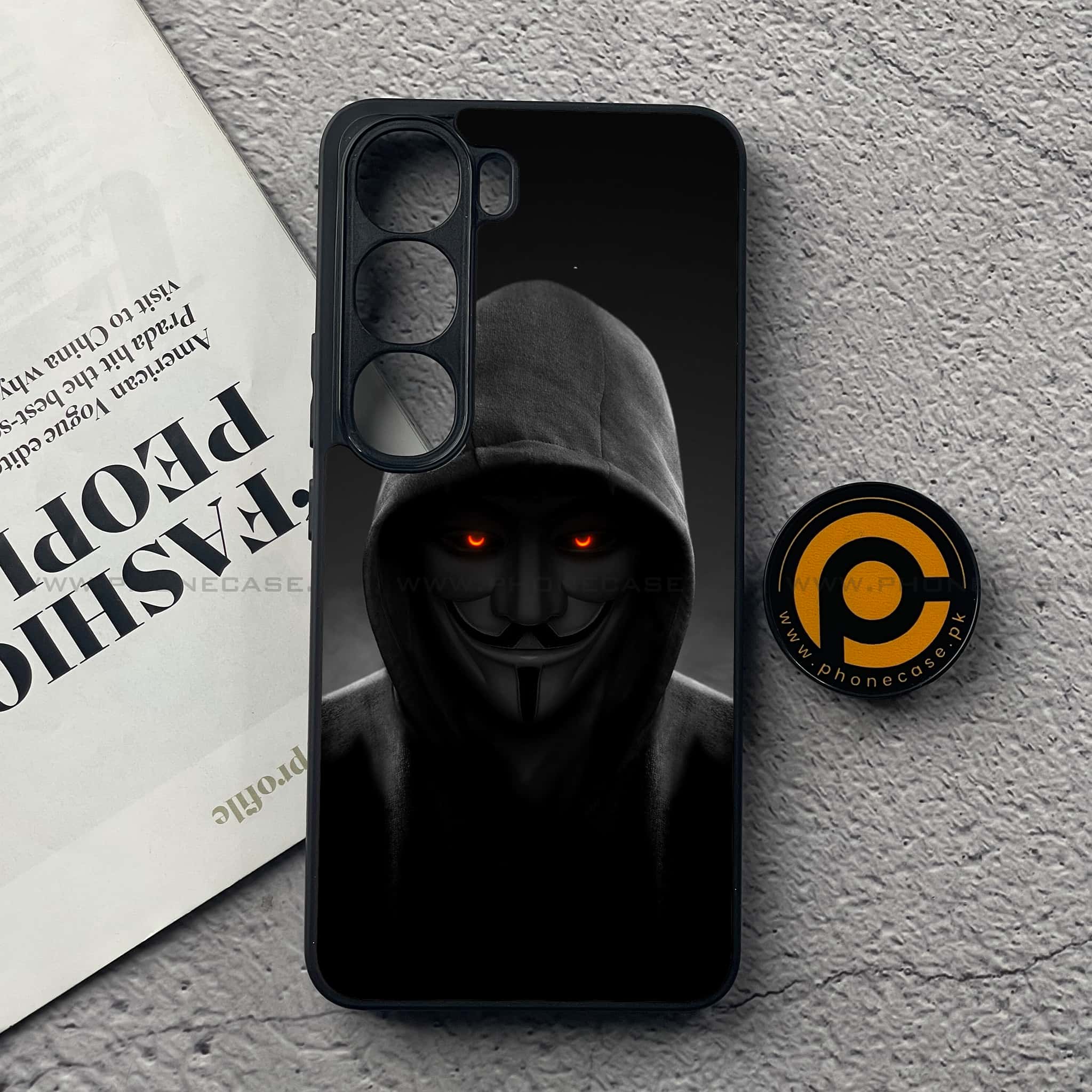 Vivo V40 Lite (IDN) - Anonymous 2.0 Series - Premium Metal Printed soft Bumper Shock Proof Case