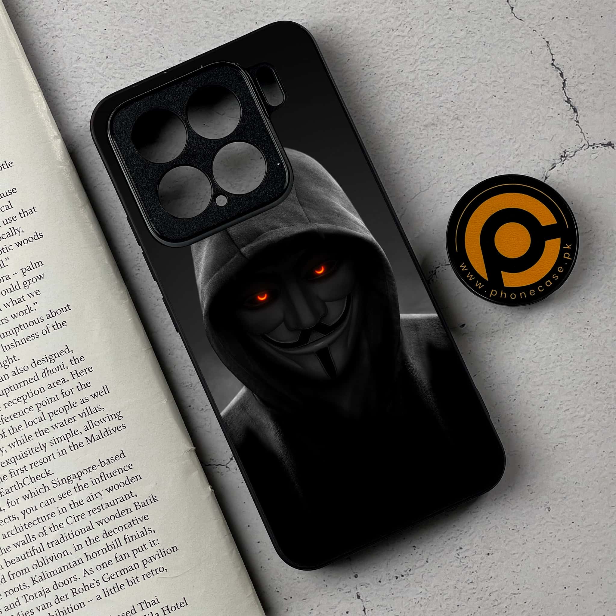 Xiaomi 15 - Anonymous 2.0 Series - Premium Metal Printed soft Bumper shock Proof Case