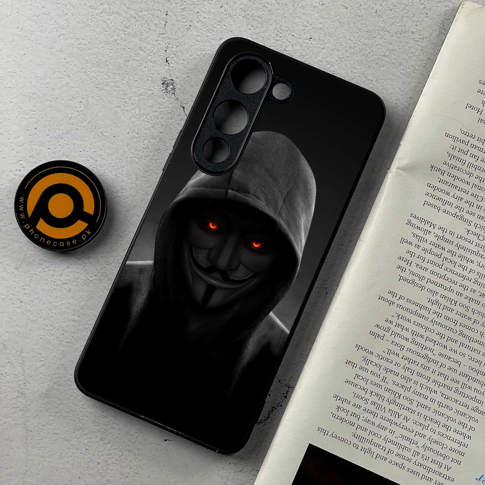 Vivo Y04 - Anonymous 2.0 Series - Premium Metal Printed Soft Bumper Shockproof Case