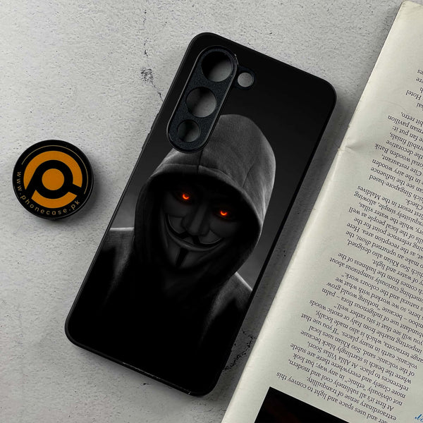 Vivo Y04 - Anonymous 2.0 Design 4 - Premium Metal Printed Soft Bumper Shockproof Case CS-40446