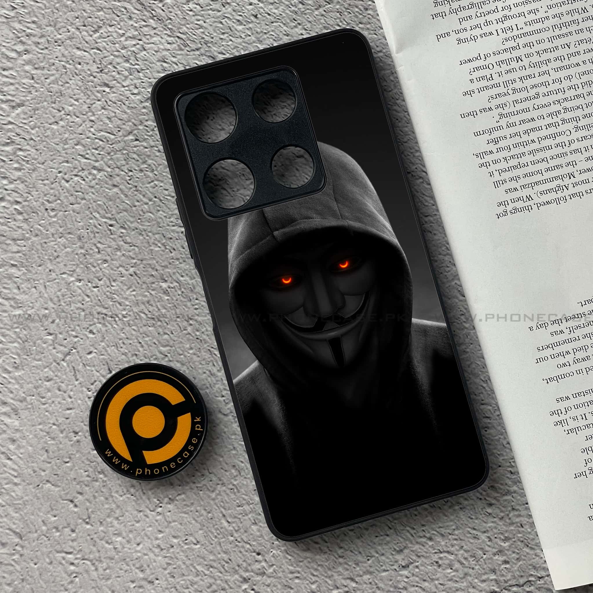 Infinix Note 30 Pro - Anonymous 2.0 Series - Premium Metal Printed soft Bumper shock Proof Case