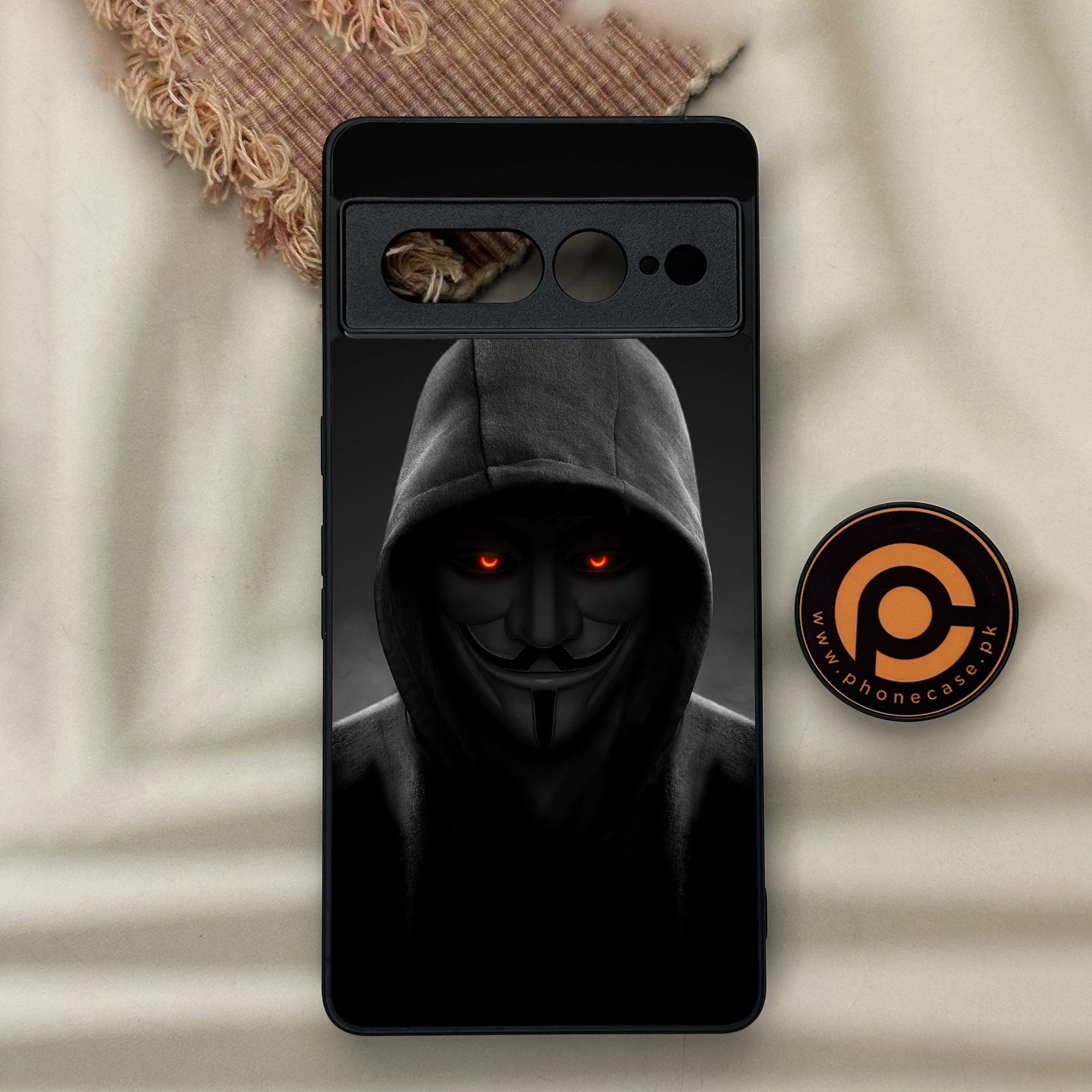 Google Pixel 7 Pro - Anonymous 2.0 Series - Premium Metal Printed soft Bumper Shock Proof Case