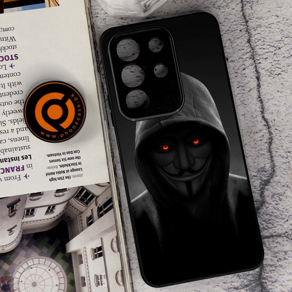 Vivo Y29 4G - Anonymous 2.0Design 4  - Premium Metal Printed soft Bumper Shock Proof Case CS-35712