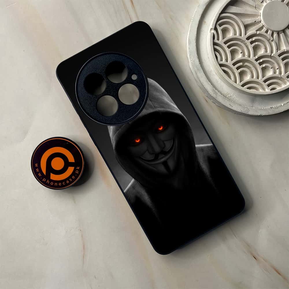 OnePlus 13 - Anonymous 2.0 Series - Premium Metal Printed soft Bumper shock Proof Case