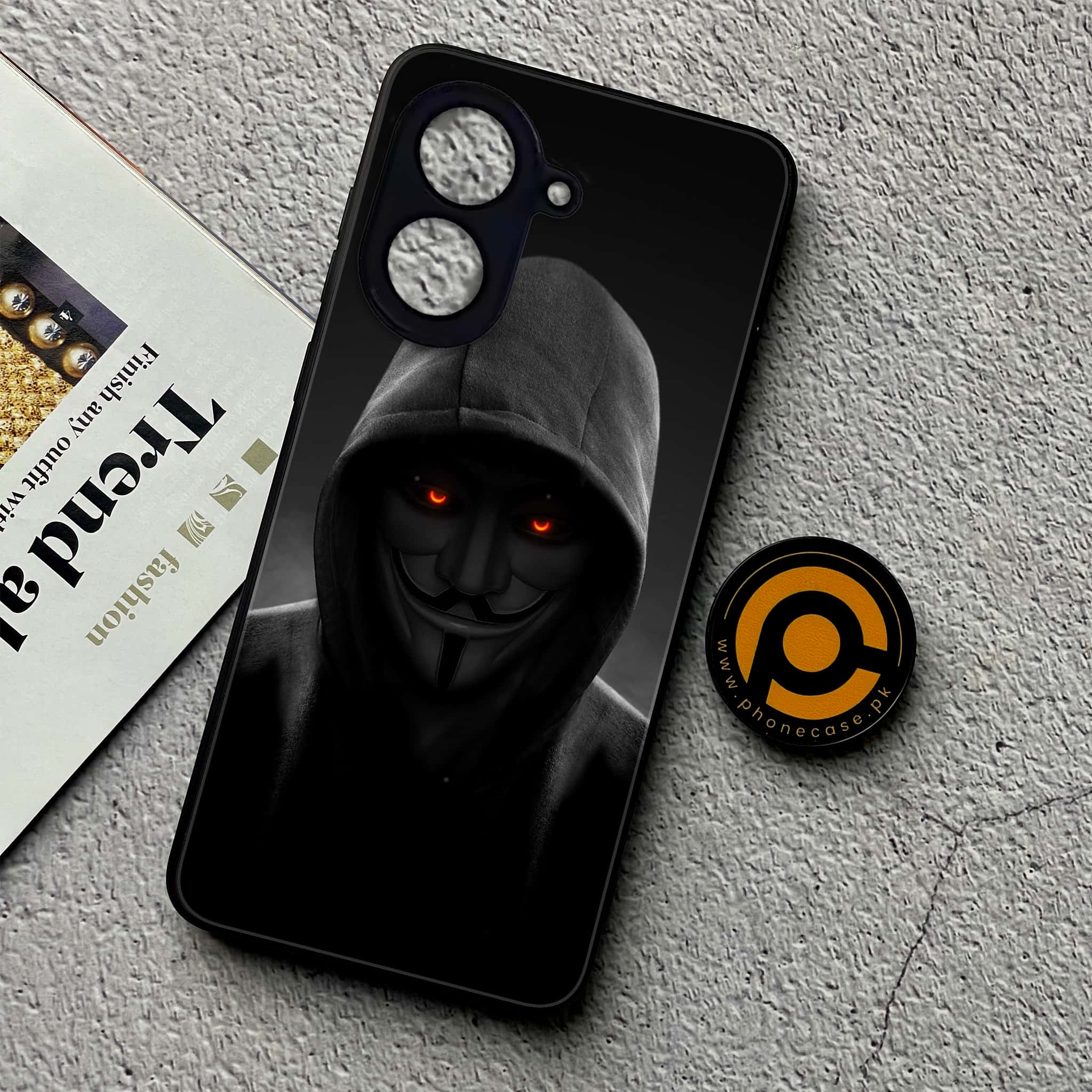 Xiaomi Redmi A5 - Anonymous 2.0 Series - Premium Metal Printed soft Bumper shock Proof Case