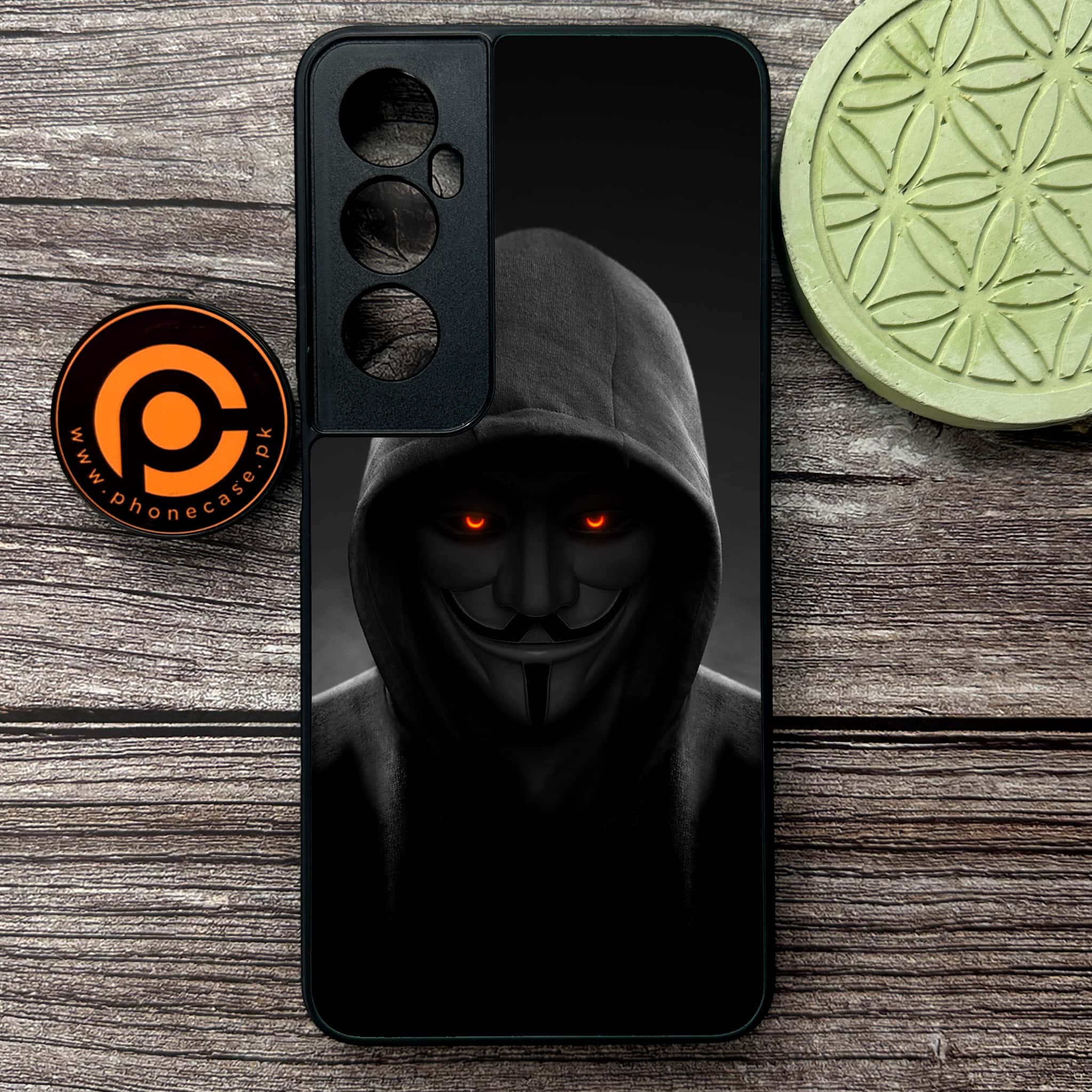 Realme C65  - Anonymous 2.0 Series - Premium Metal Printed soft Bumper shock Proof Case