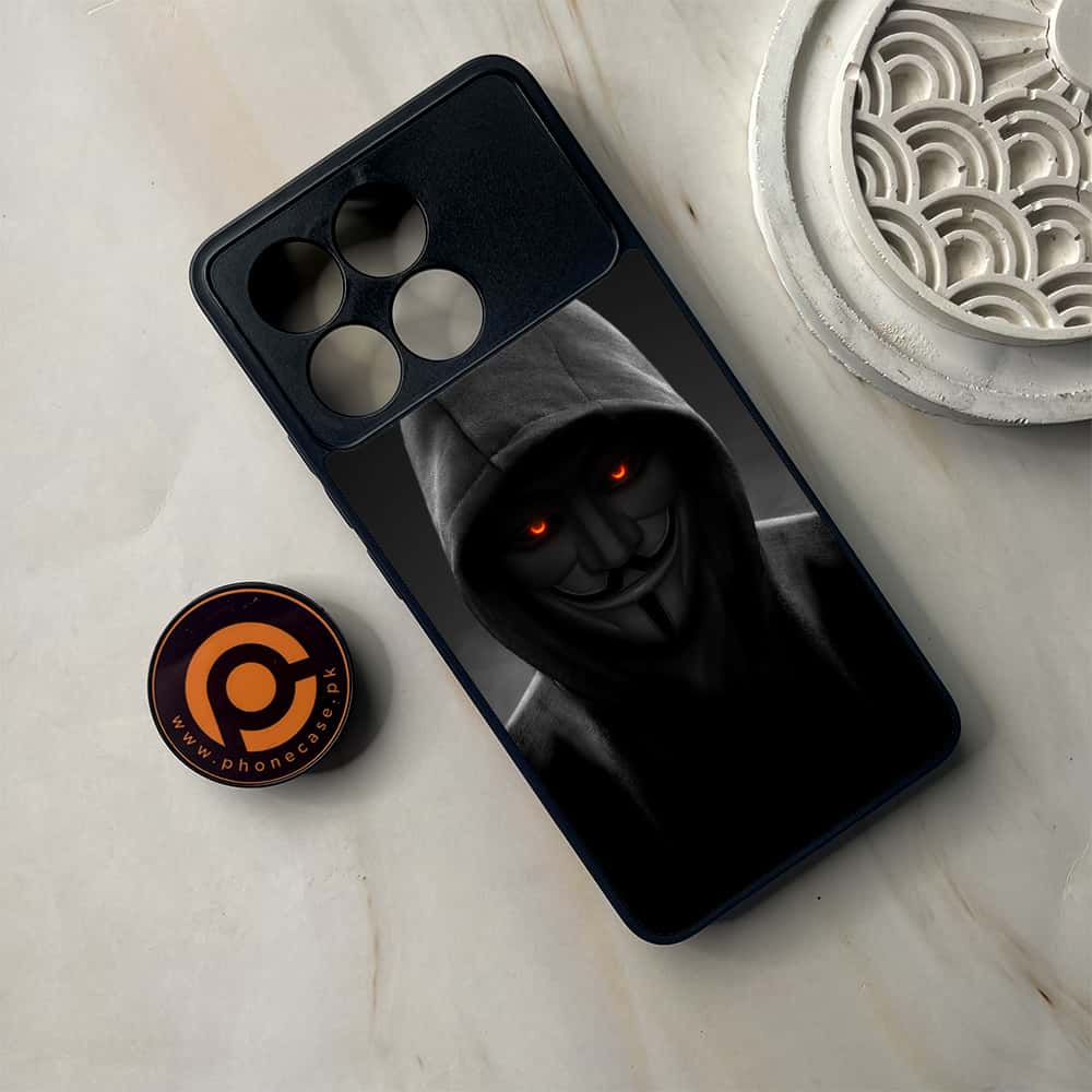 Xiaomi Poco F6 Pro - Anonymous 2.0 Series - Premium Metal Printed soft Bumper shock Proof Case