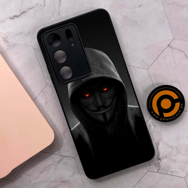 Realme C71 4G - Anonymous 2.0 Design 4 - Premium Metal Printed soft Bumper shock Proof Case CS-40580